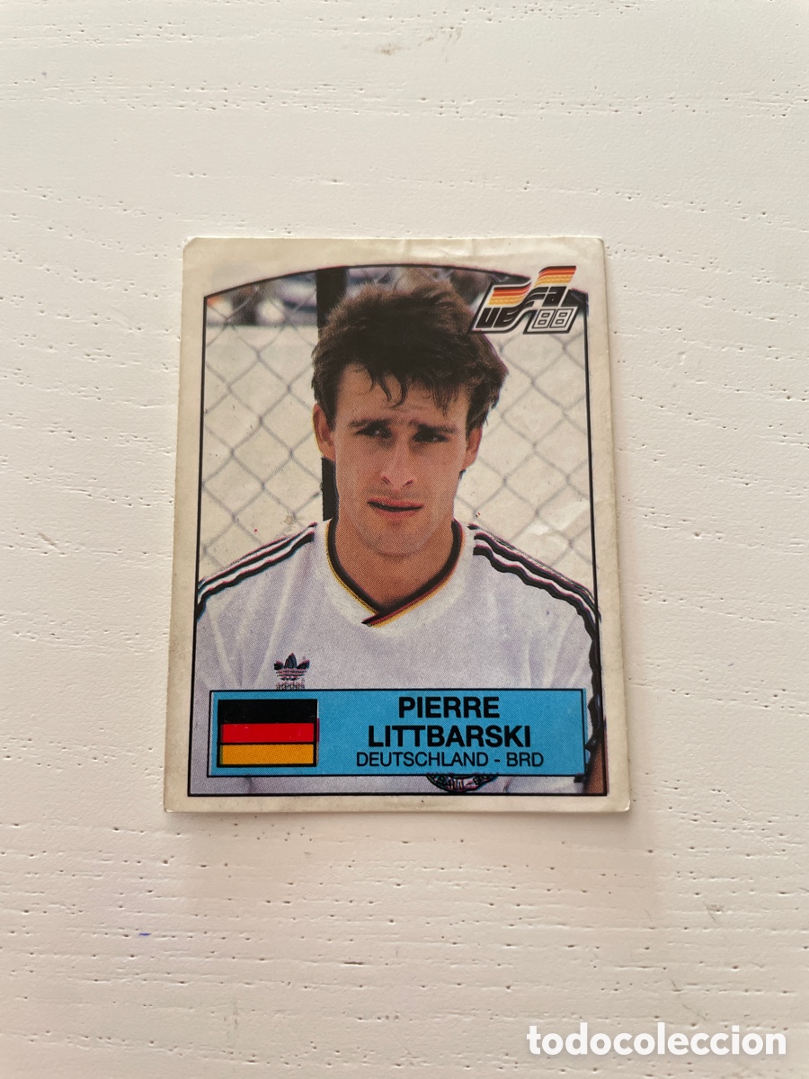 Football Stickers: EURO 88 cromo 68 PIERRE LITTBARSKI sin pegar Panini