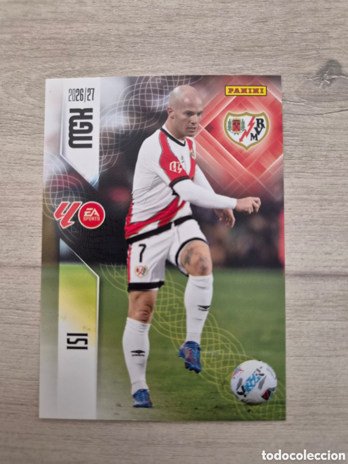 Football Stickers: N&deg;302 Rayo Vallecano Isi Megacracks 26/27