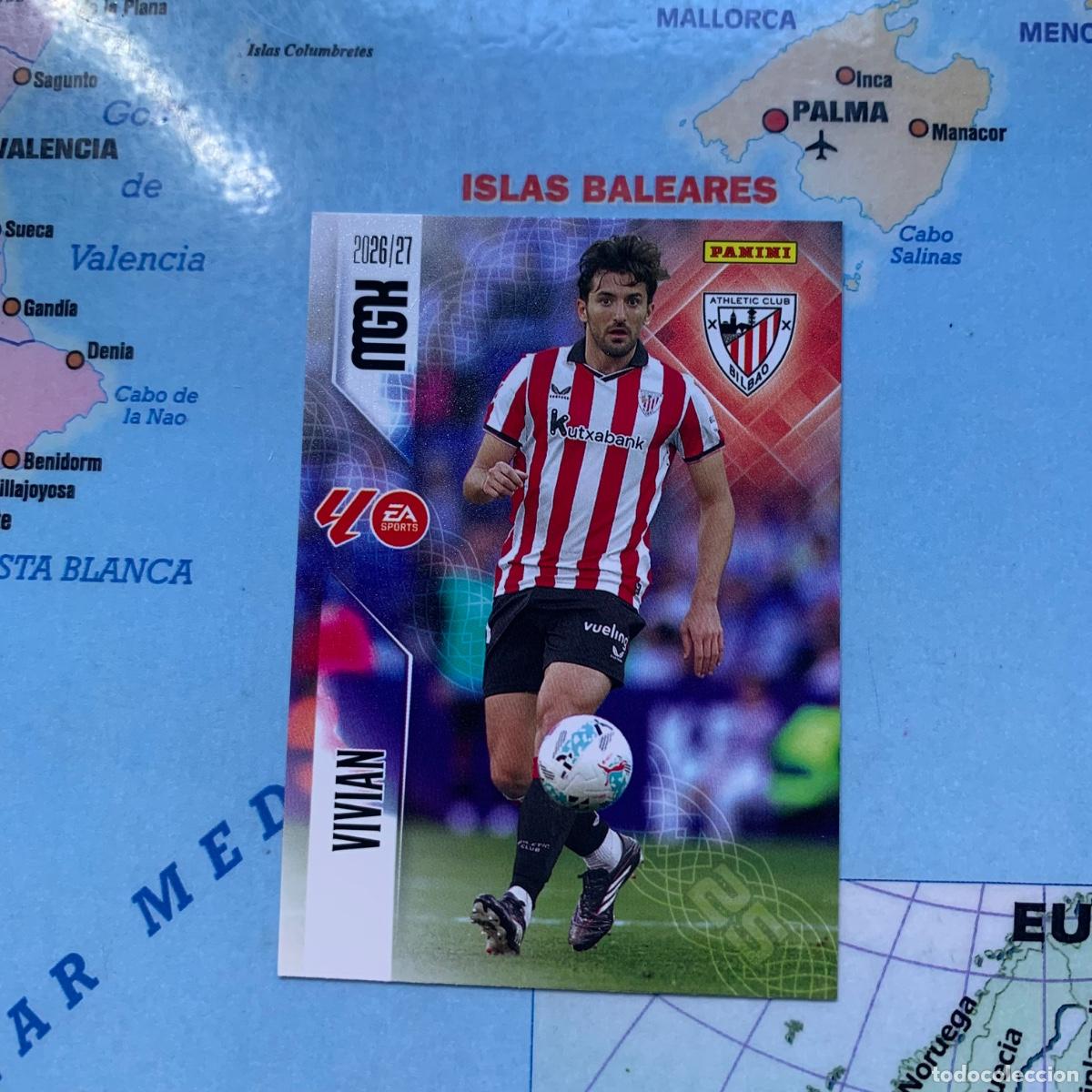 Cromos de f&uacute;tbol: Vivian n&uacute;mero 41 del Athletic de Bilbao megacracks 26-27 2026-2027