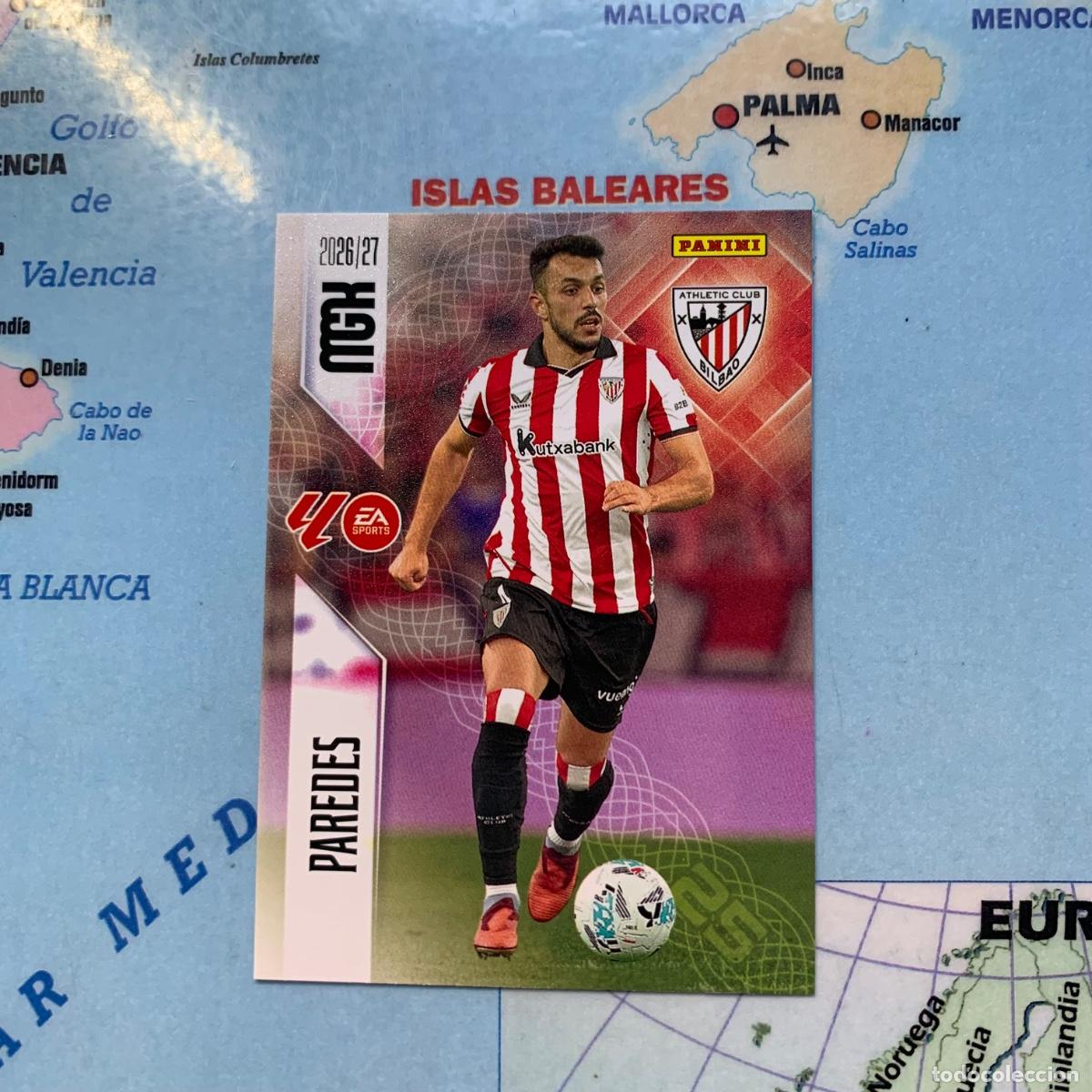Cromos de f&uacute;tbol: Paredes n&uacute;mero 42 del Athletic de Bilbao megacracks 26-27 2026-2027