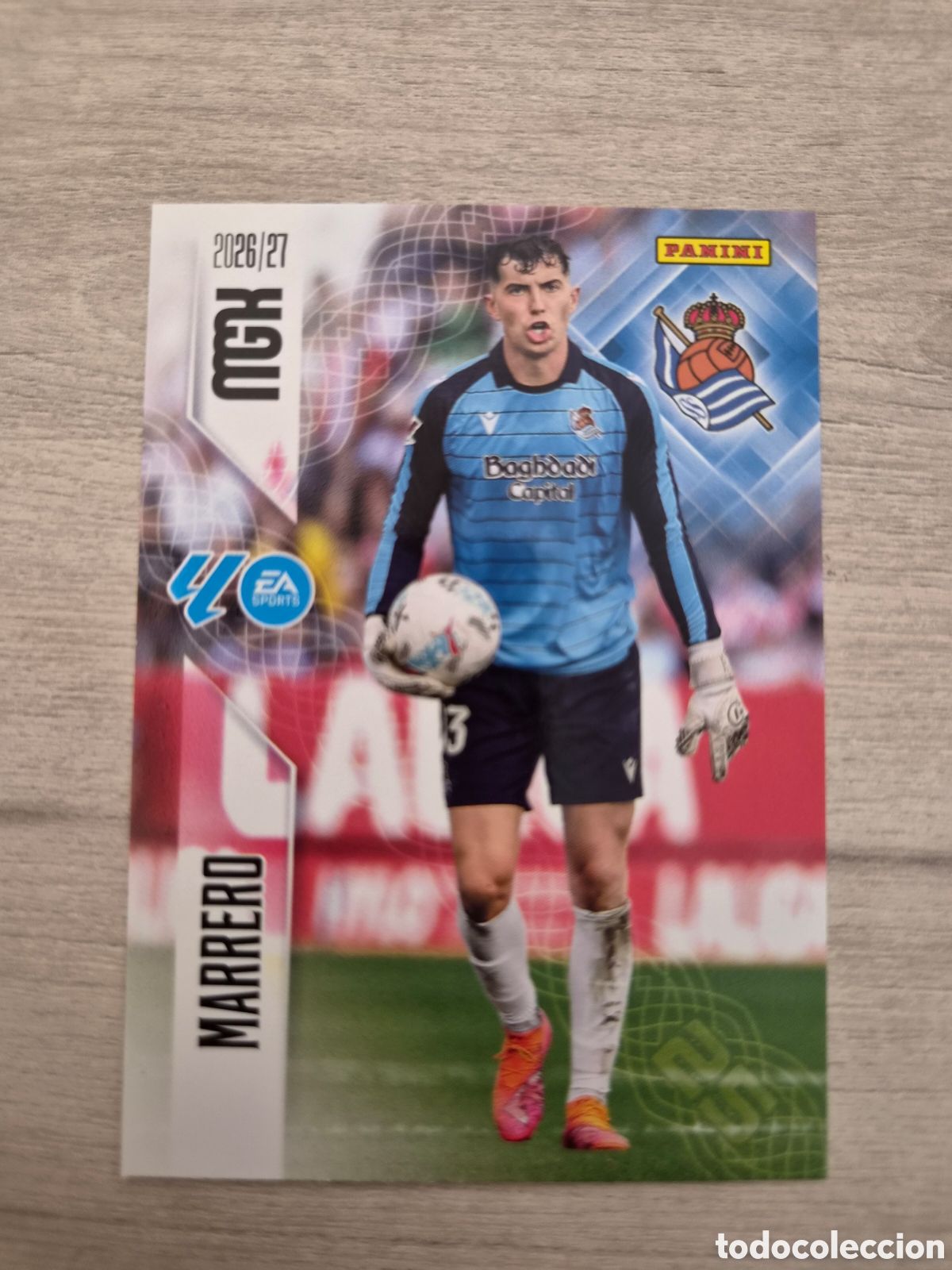Cromos de f&uacute;tbol: N&deg;309 Real Sociedad Marrero Megacracks 26/27