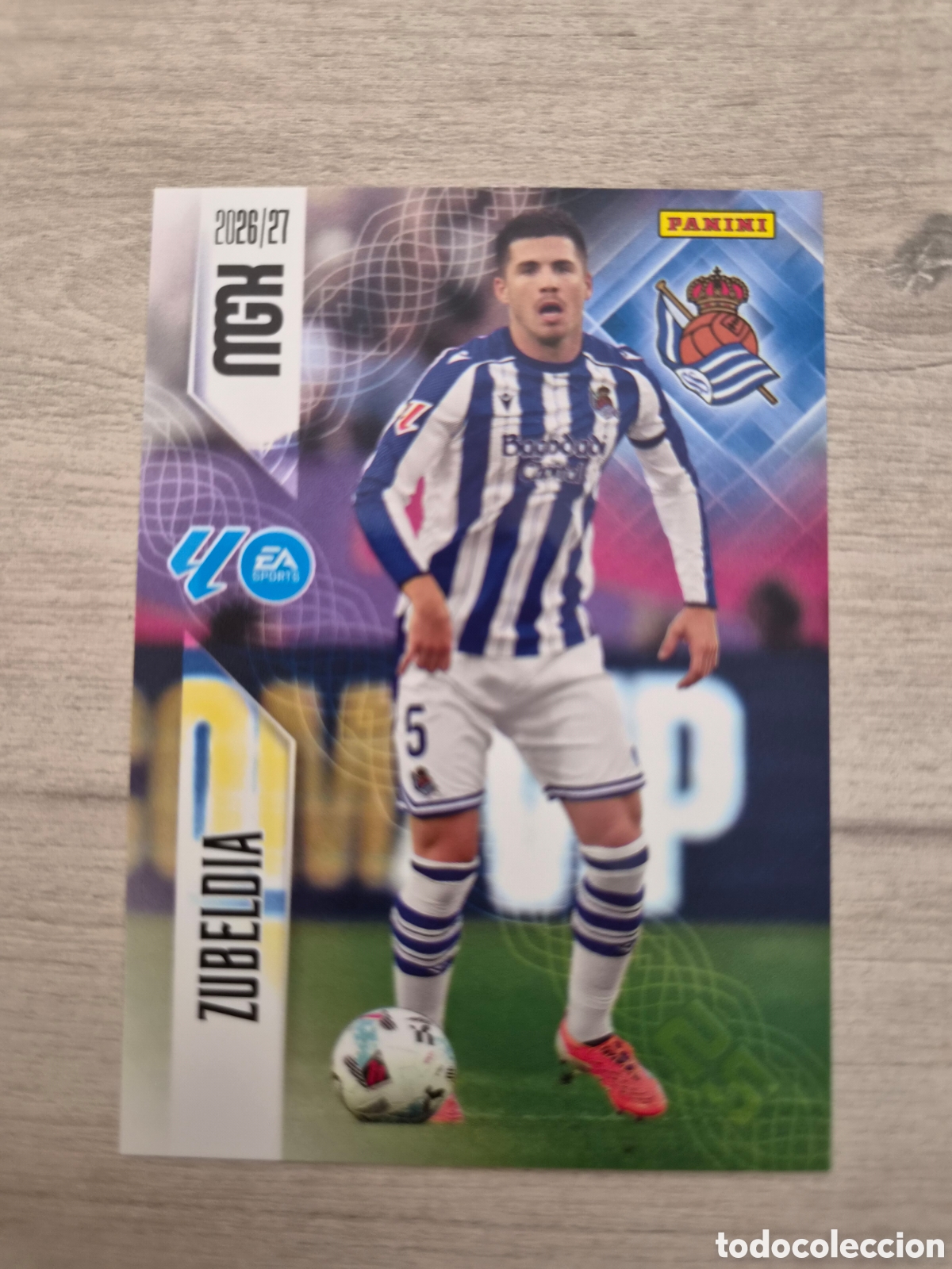 Cromos de f&uacute;tbol: N&deg;312 Real Sociedad Zubeldia Megacracks 26/27