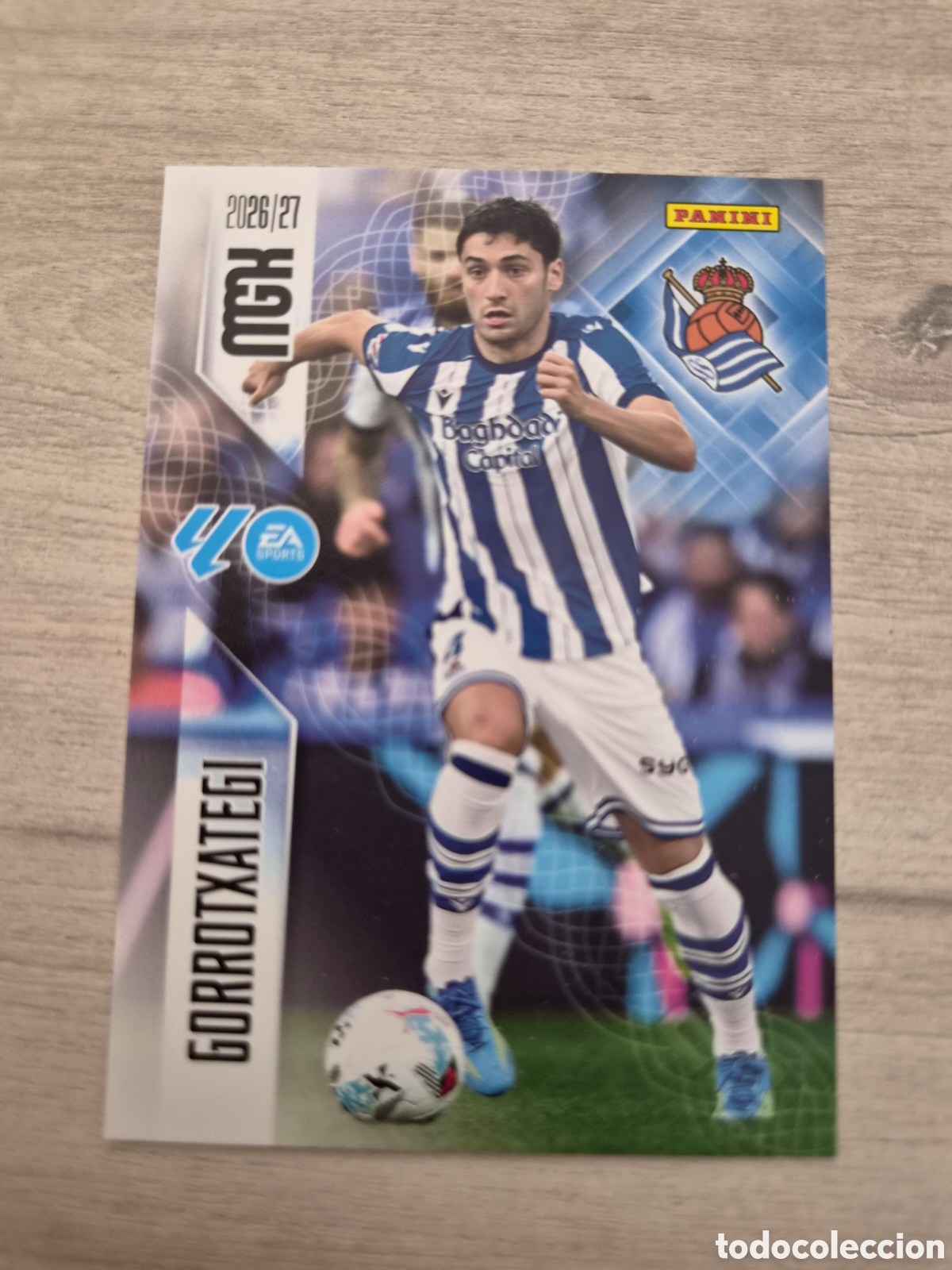 Cromos de f&uacute;tbol: N&deg;315 Real Sociedad Gorrotxategi Megacracks 26/27