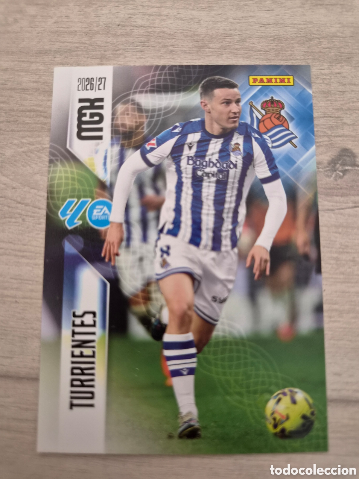 Cromos de f&uacute;tbol: N&deg;316 Real Sociedad Turrientes Megacracks 26/27