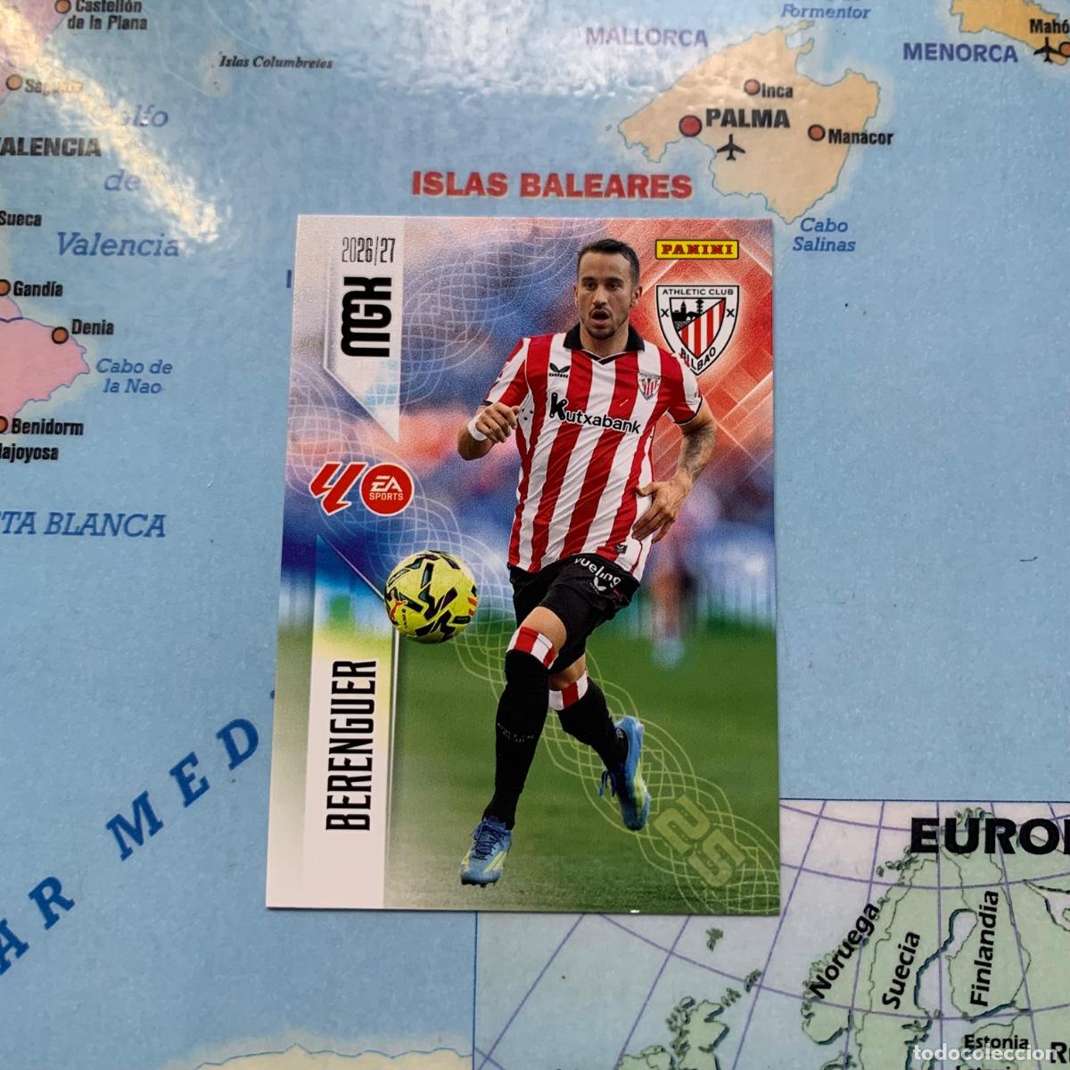 Cromos de f&uacute;tbol: Berenguer n&uacute;mero 50 del Athletic de Bilbao megacracks 26-27 2026-2027