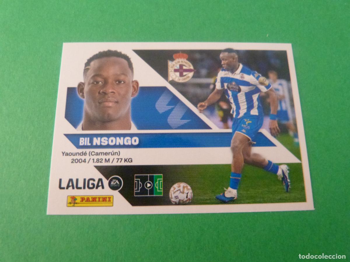 Cromos de f&uacute;tbol: CROMO FUTBOL NSONGO DEPORTIVO LA CORU&Ntilde;A SIN PEGAR N&ordm; 20 LIGA ESTE 2026-2027/26-27 PANINI