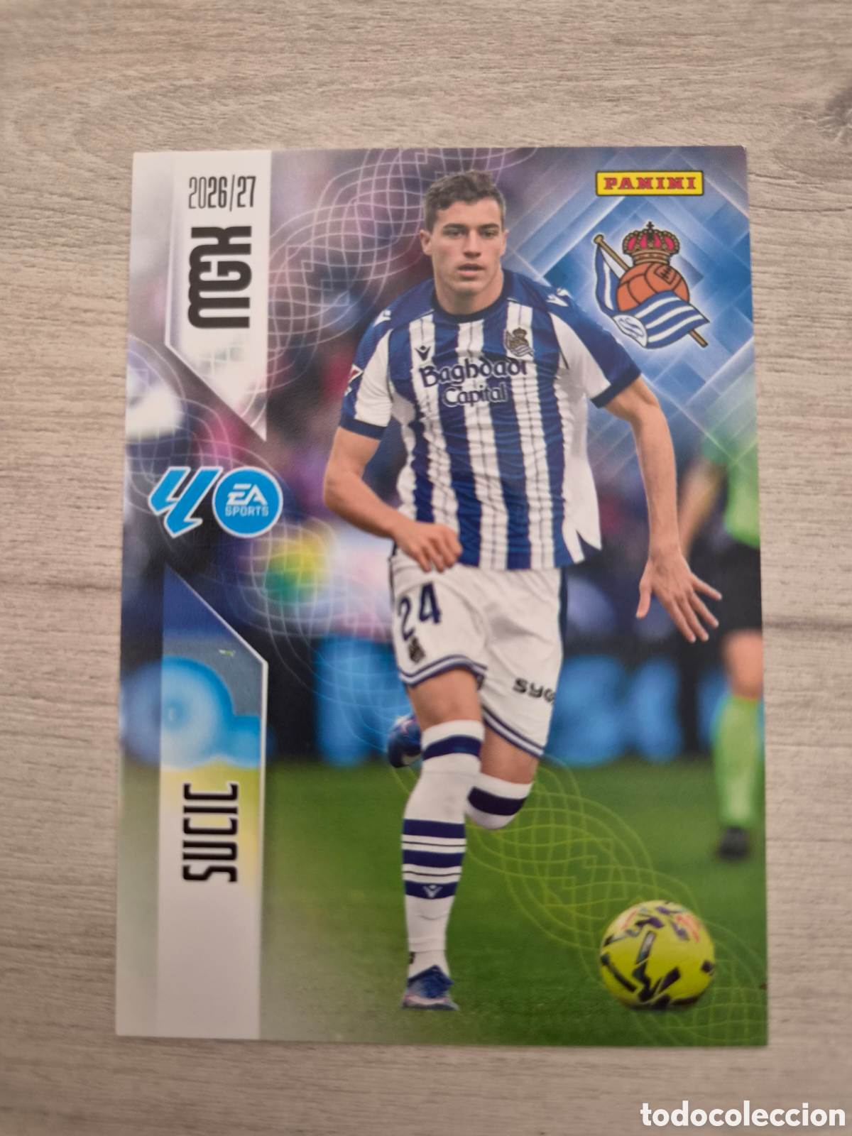 Cromos de f&uacute;tbol: N&deg;320 Real Sociedad Sucic Megacracks 26/27