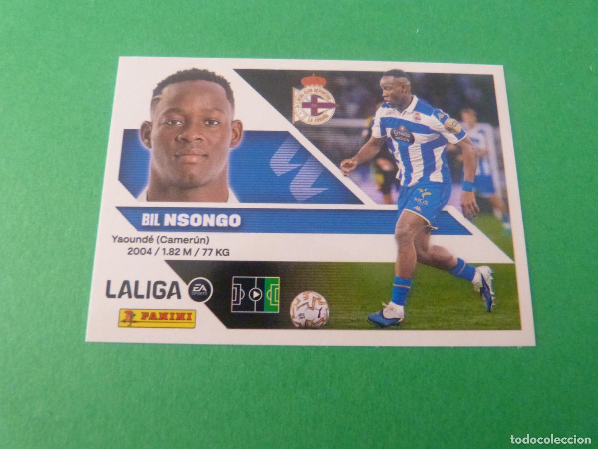 Cromos de f&uacute;tbol: CROMO FUTBOL NSONGO DEPORTIVO LA CORU&Ntilde;A SIN PEGAR N&ordm; 20 LIGA ESTE 2026-2027/26-27 PANINI