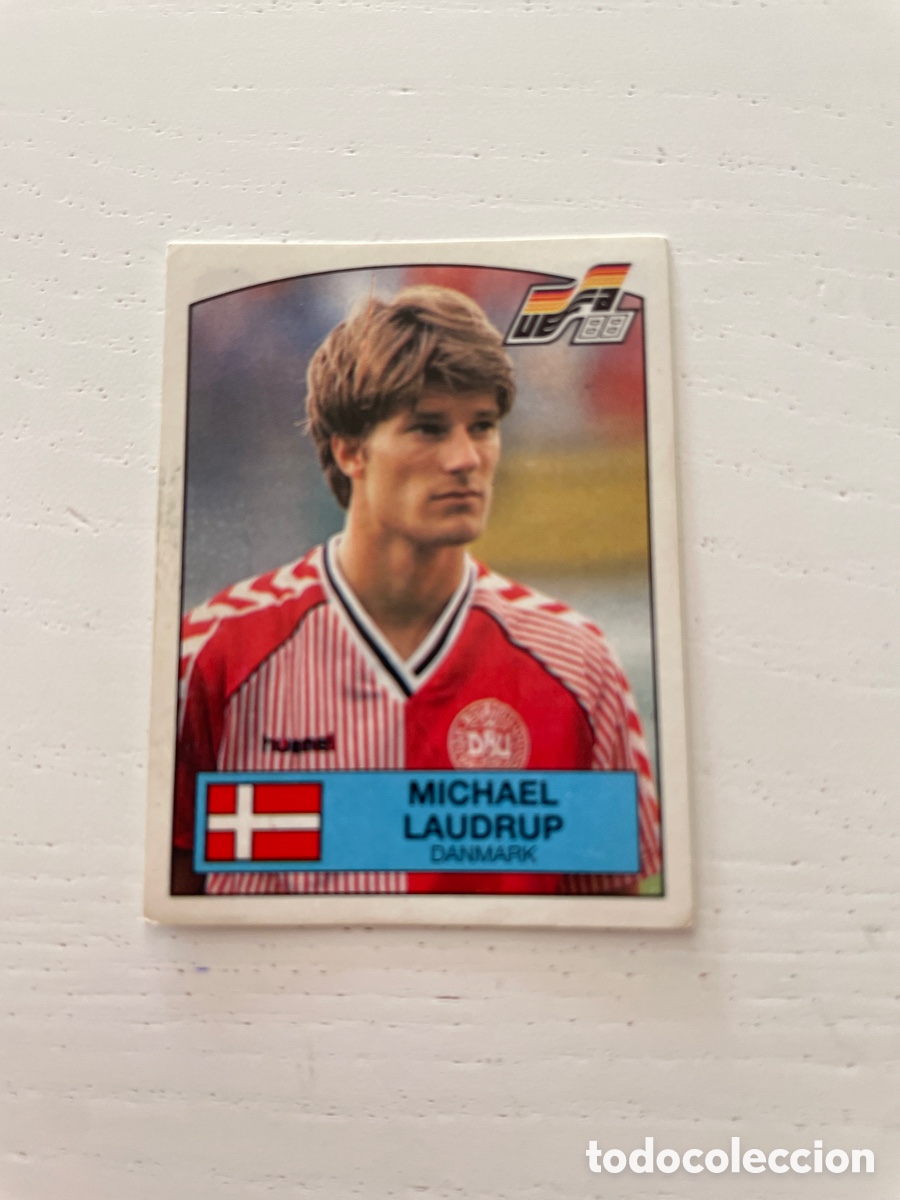 Cromos de f&uacute;tbol: EURO 88 cromo 123 MICHAEL LAUDRUP sin pegar Panini