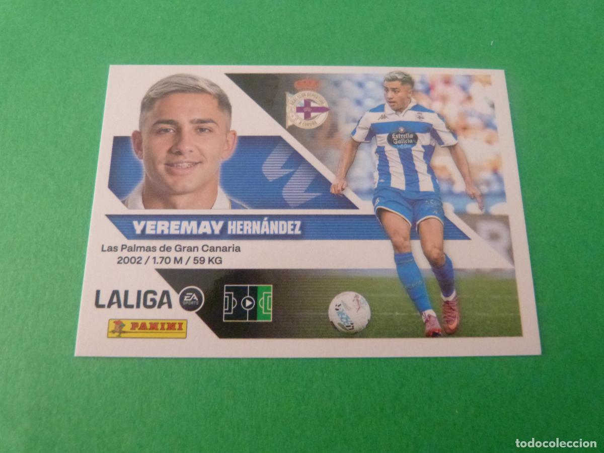 Cromos de f&uacute;tbol: CROMO FUTBOL YEREMAY DEPORTIVO LA CORU&Ntilde;A SIN PEGAR N&ordm; 18 LIGA ESTE 2026-2027/26-27 PANINI