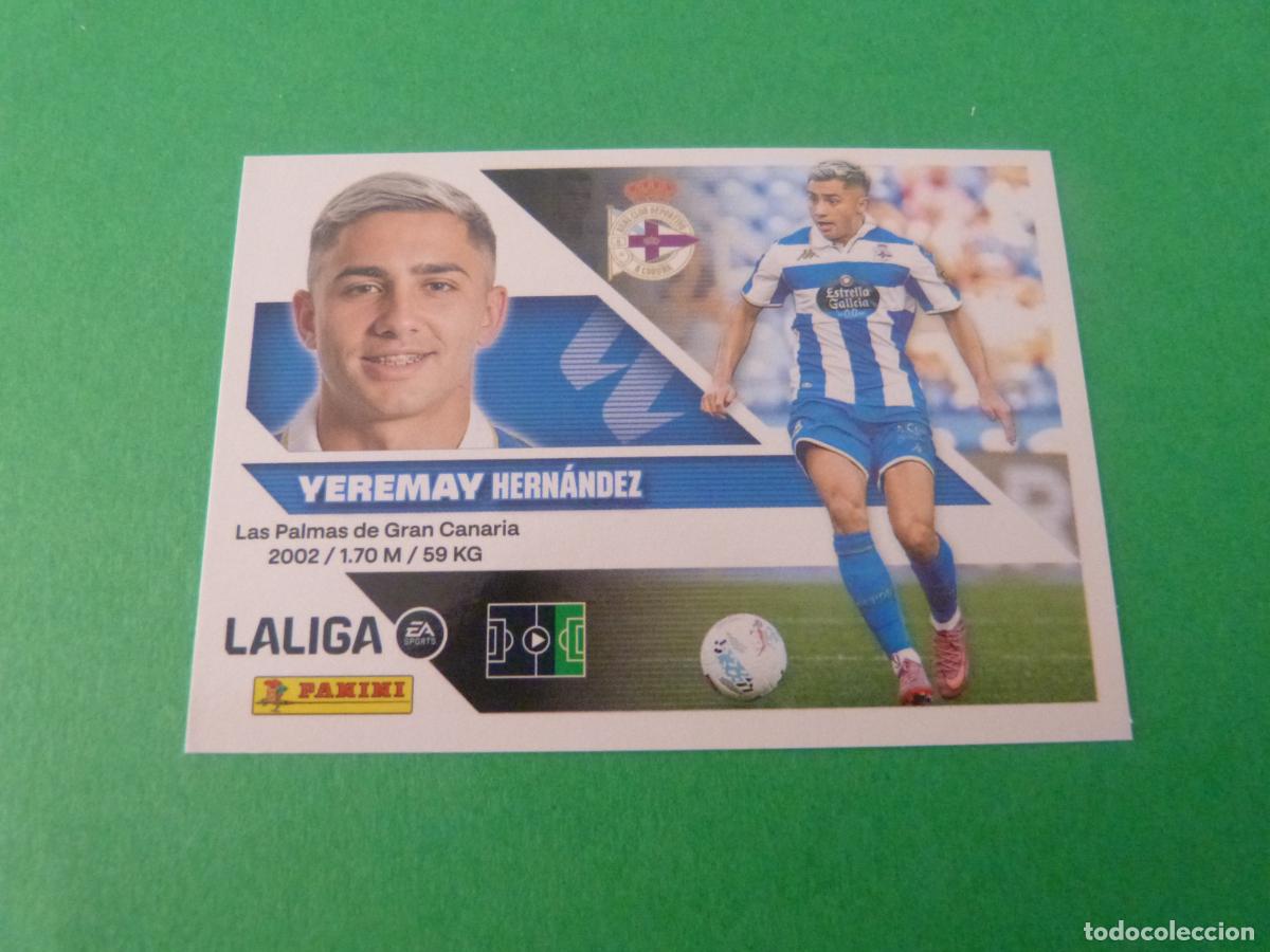 Cromos de f&uacute;tbol: CROMO FUTBOL YEREMAY DEPORTIVO LA CORU&Ntilde;A SIN PEGAR N&ordm; 18 LIGA ESTE 2026-2027/26-27 PANINI
