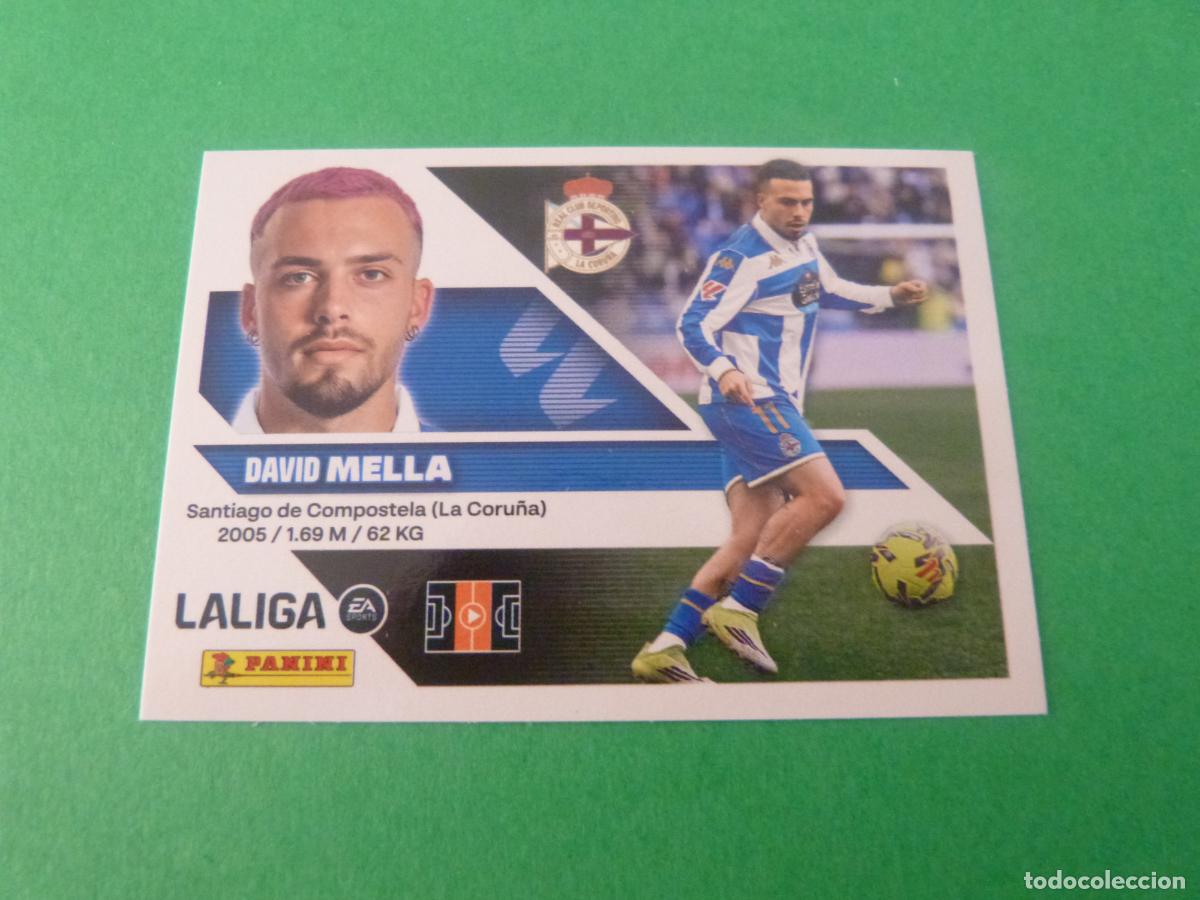 Cromos de f&uacute;tbol: CROMO FUTBOL DAVID MELLA DEPORTIVO LA CORU&Ntilde;A SIN PEGAR N&ordm; 16 LIGA ESTE 2026-2027/26-27 PANINI