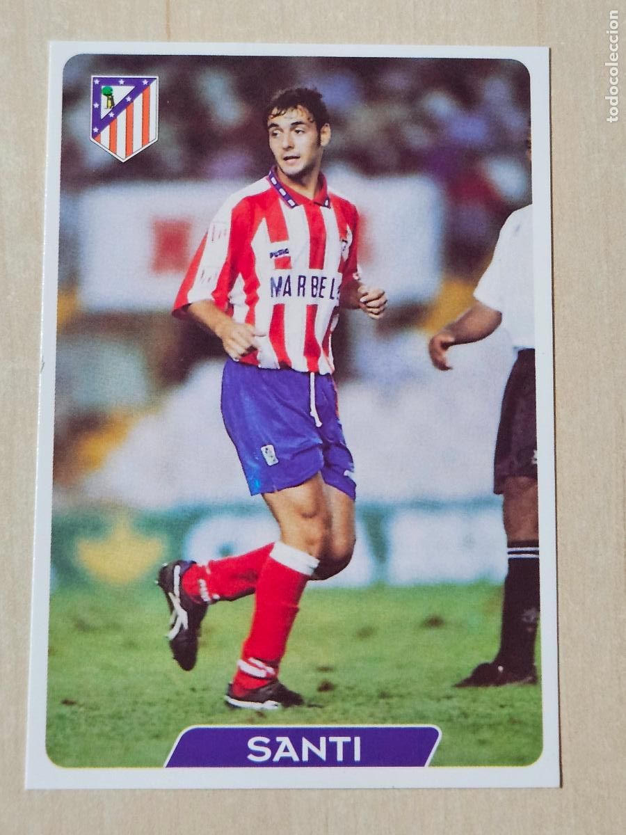 Cromos de f&uacute;tbol: N&ordm; 241 SANTI - MUNDICROMO 95 96 FICHAS DE LA LIGA - ATLETICO DE MADRID