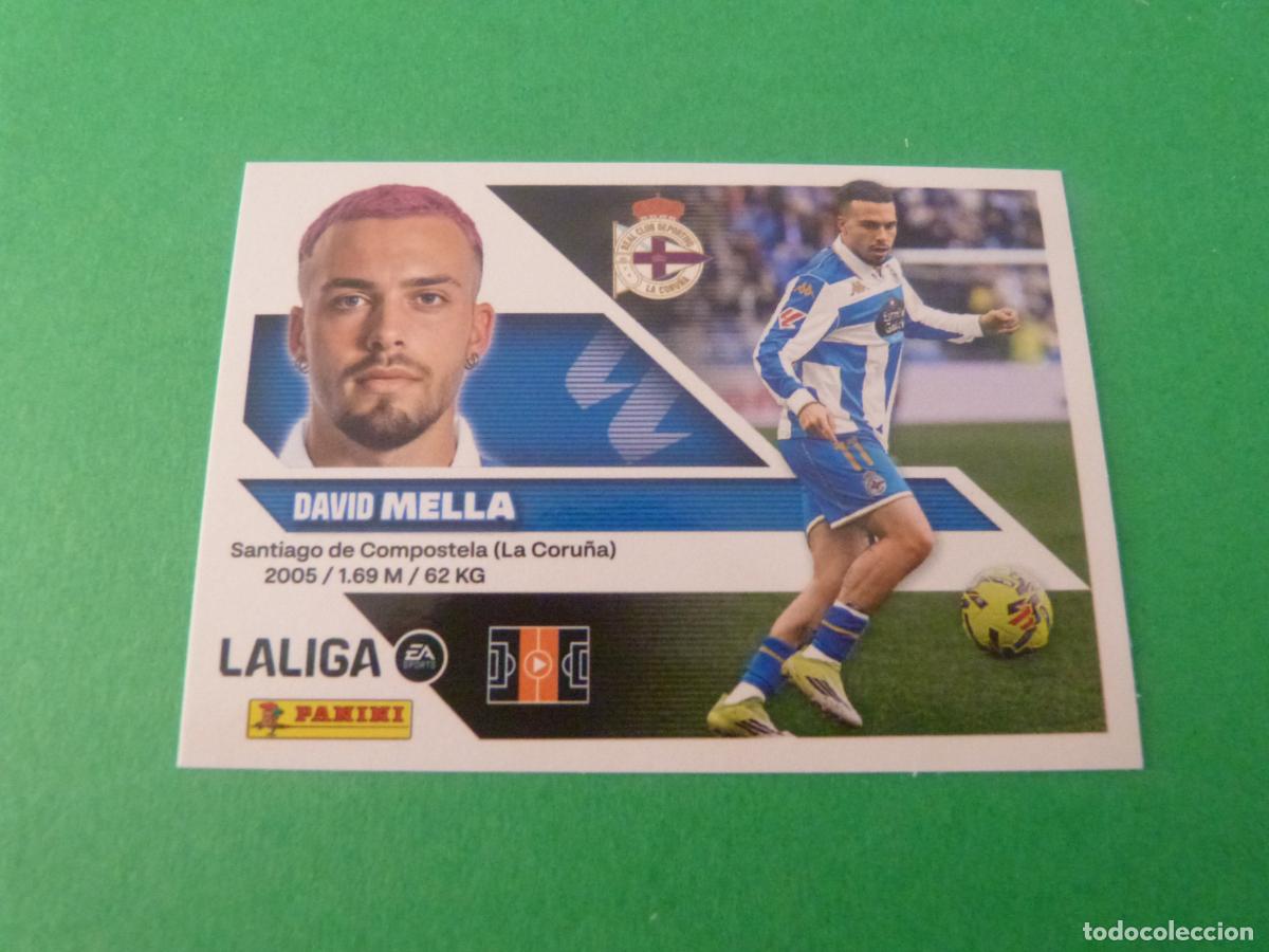Cromos de f&uacute;tbol: CROMO FUTBOL DAVID MELLA DEPORTIVO LA CORU&Ntilde;A SIN PEGAR N&ordm; 16 LIGA ESTE 2026-2027/26-27 PANINI
