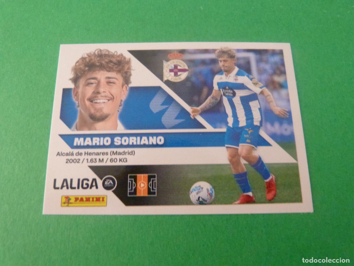 Cromos de f&uacute;tbol: CROMO FUTBOL MARIO SORIANO DEPORTIVO LA CORU&Ntilde;A SIN PEGAR N&ordm; 13 LIGA ESTE 2026-2027/26-27 PANINI