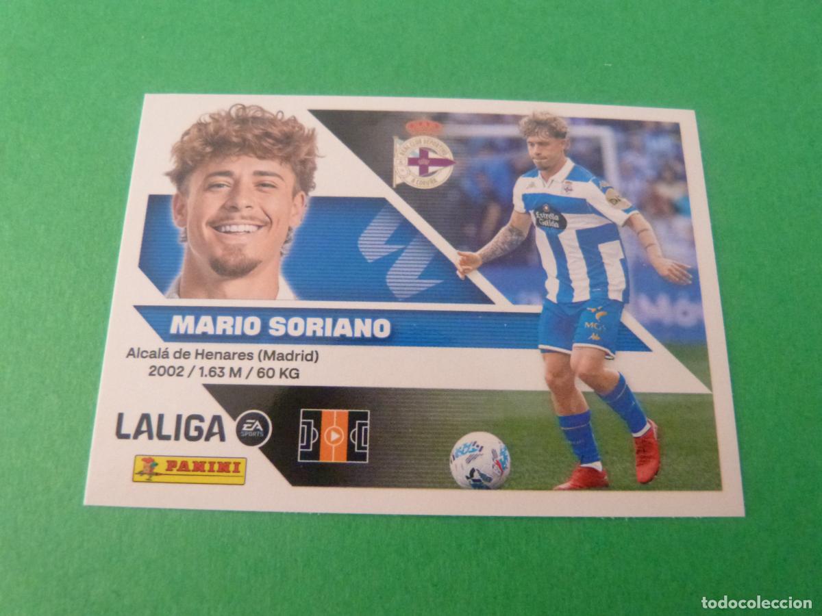 Cromos de f&uacute;tbol: CROMO FUTBOL MARIO SORIANO DEPORTIVO LA CORU&Ntilde;A SIN PEGAR N&ordm; 13 LIGA ESTE 2026-2027/26-27 PANINI
