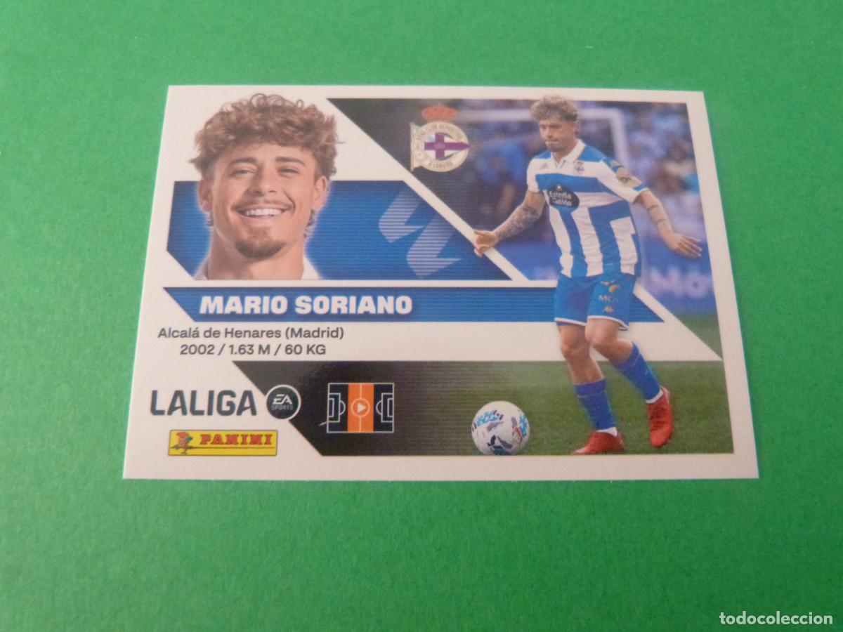 Cromos de f&uacute;tbol: CROMO FUTBOL MARIO SORIANO DEPORTIVO LA CORU&Ntilde;A SIN PEGAR N&ordm; 13 LIGA ESTE 2026-2027/26-27 PANINI