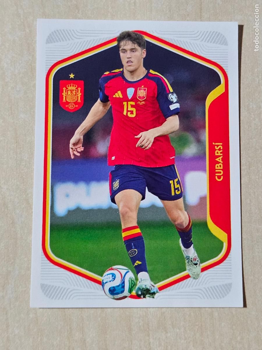 Cromos de f&uacute;tbol: # 24 CUBARSI Selecci&oacute;n Espa&ntilde;a colecci&oacute;n Carrefour Mundial 2026