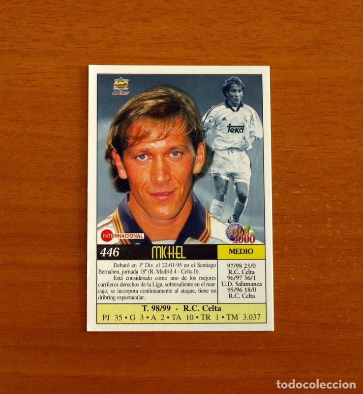 Fu&szlig;ball-Sticker: Real Madrid - N&ordm; 446, Michel Salgado -&Uacute;ltima Hora -Las Fichas de la Liga Mundicromo 1999-2000, 99-00