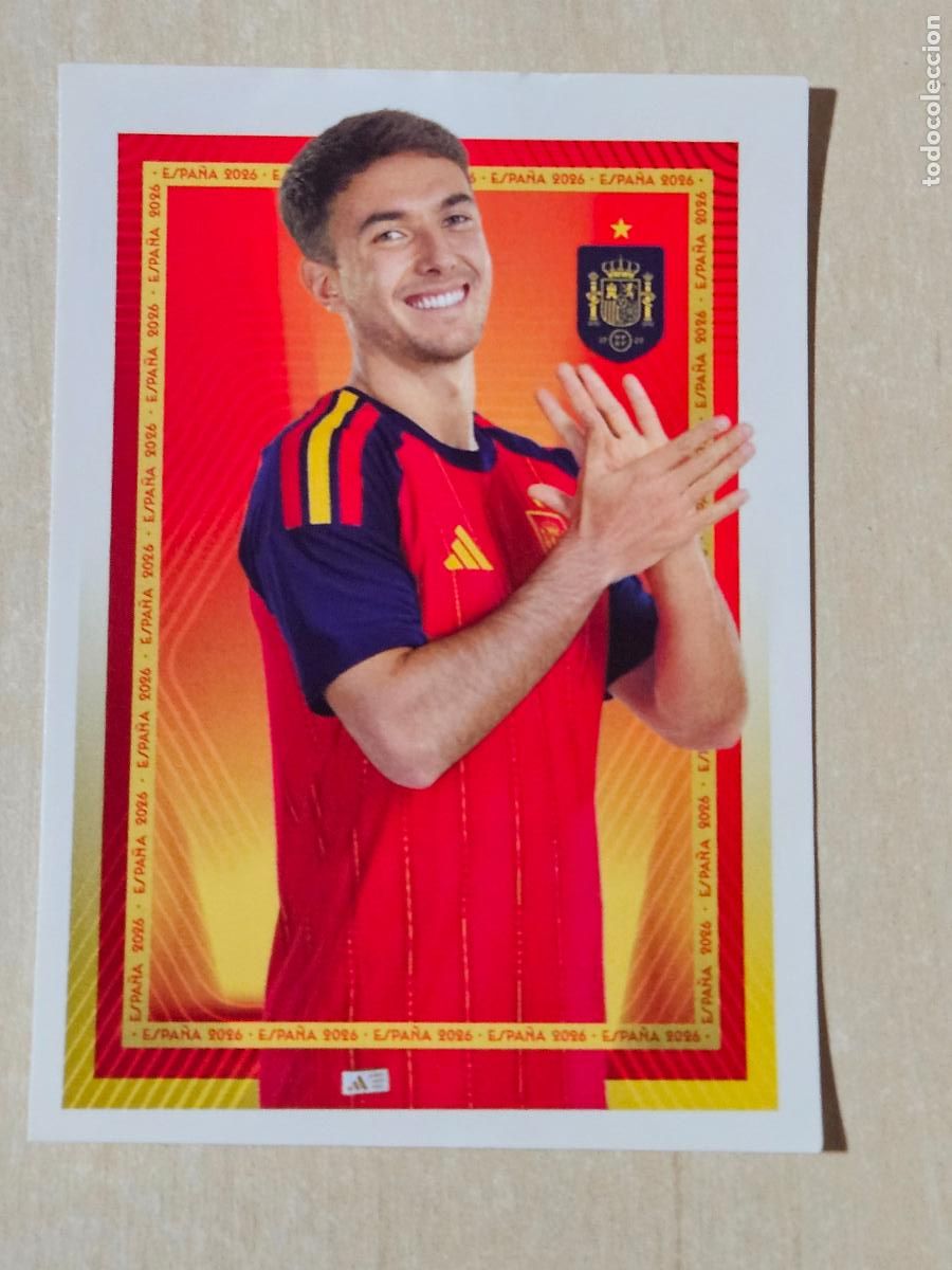 Fu&szlig;ball-Sticker: # 33 ZUBIMENDI Selecci&oacute;n Espa&ntilde;a colecci&oacute;n Carrefour Mundial 2026