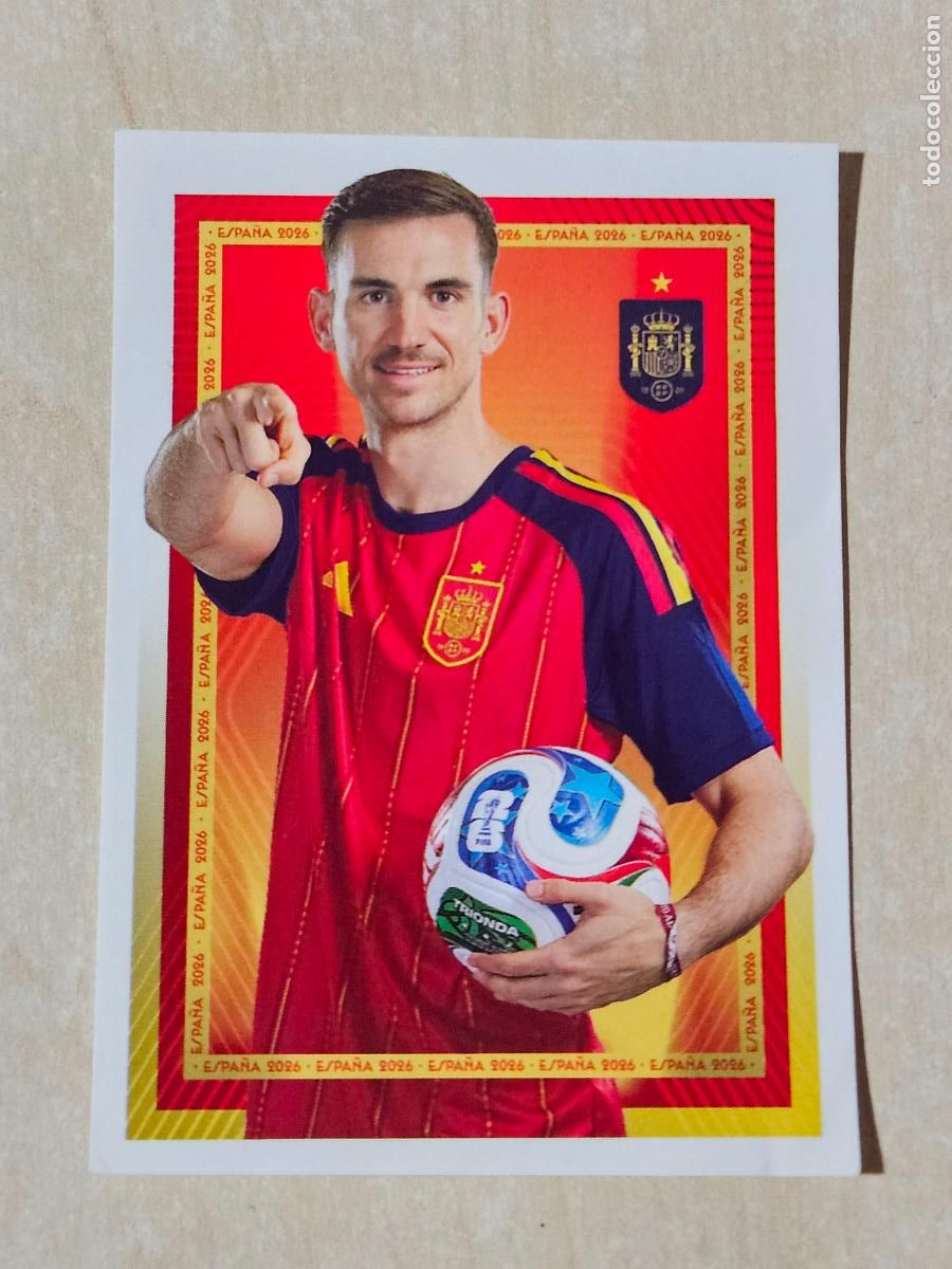 Fu&szlig;ball-Sticker: # 35 FABIAN Selecci&oacute;n Espa&ntilde;a colecci&oacute;n Carrefour Mundial 2026