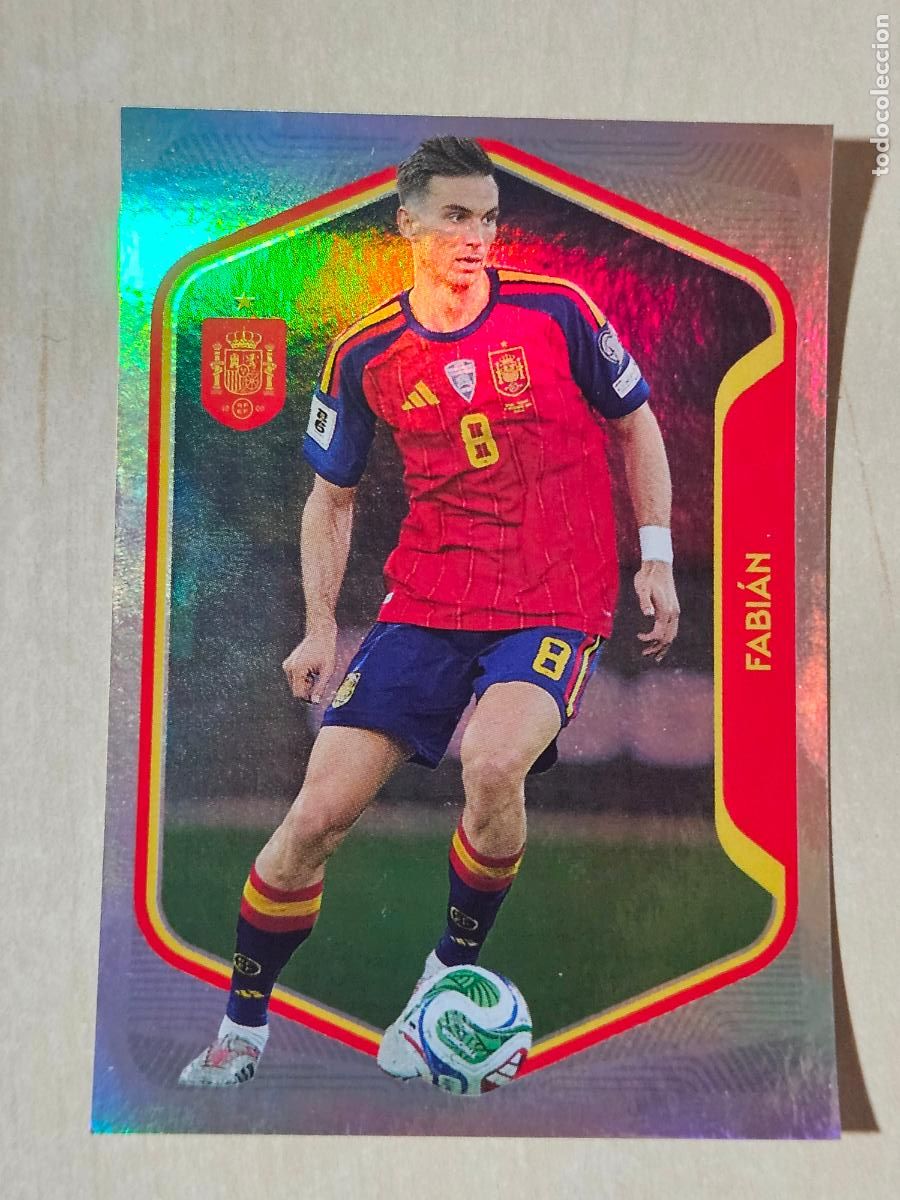 Fu&szlig;ball-Sticker: # 36 FABIAN Selecci&oacute;n Espa&ntilde;a colecci&oacute;n Carrefour Mundial 2026