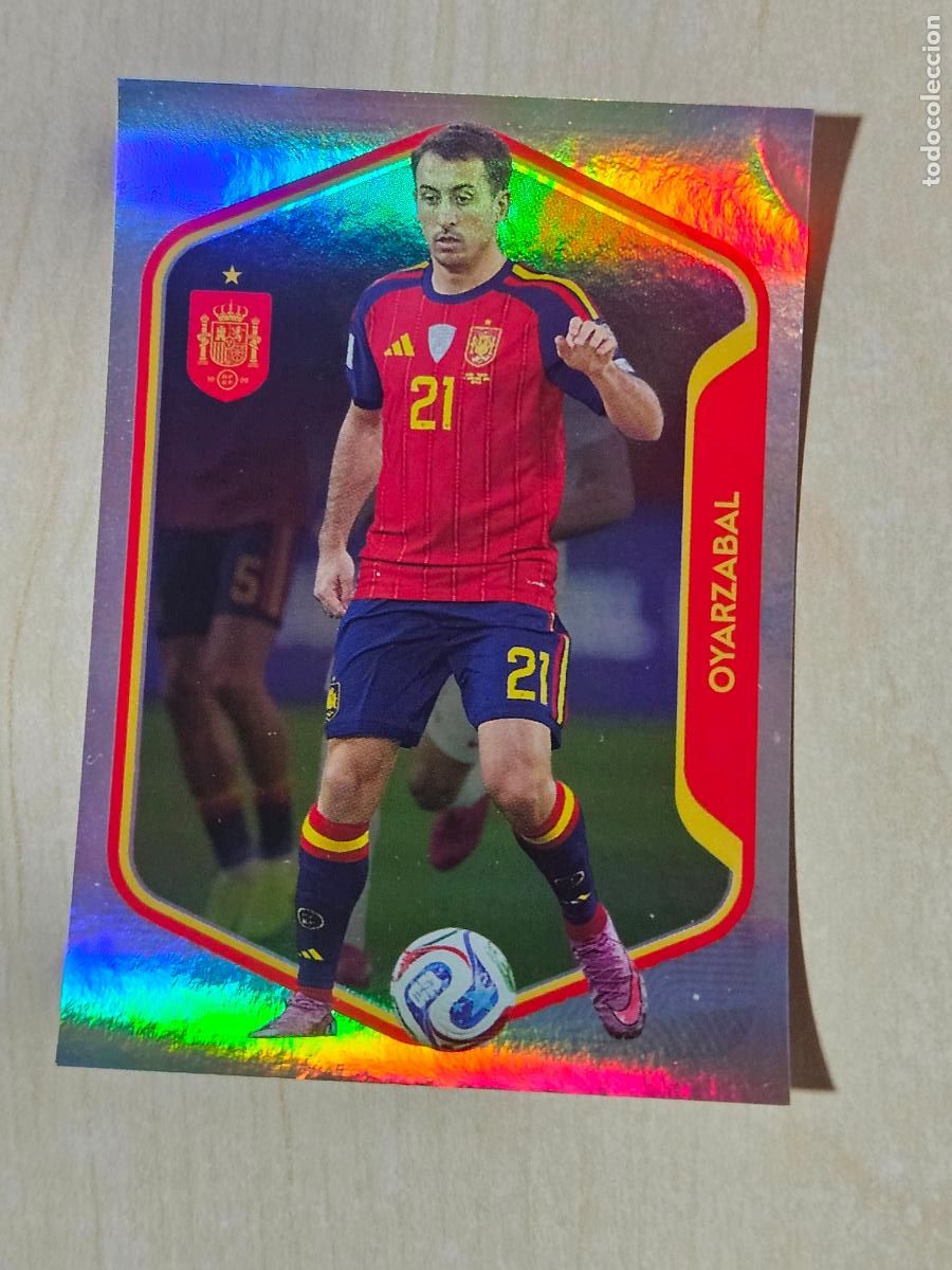Fu&szlig;ball-Sticker: # 52 OYARZABAL Selecci&oacute;n Espa&ntilde;a colecci&oacute;n Carrefour Mundial 2026