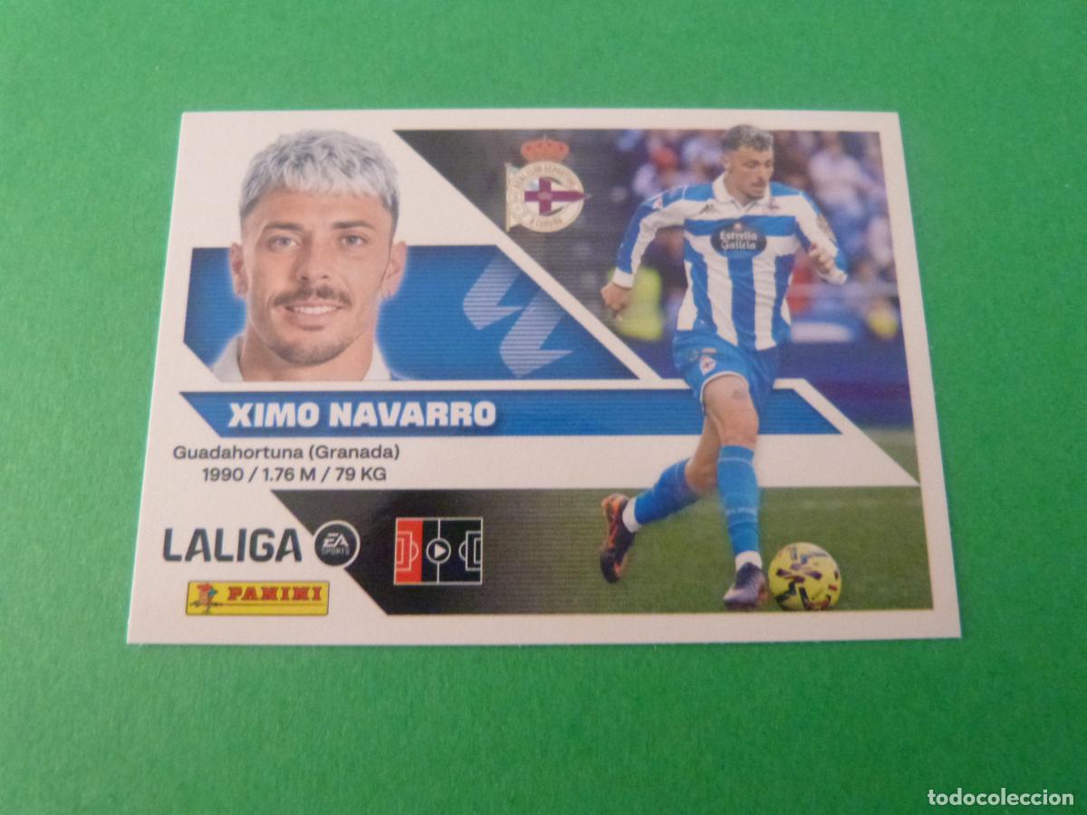 Figurine di Calcio: CROMO FUTBOL XIMO NAVARRO DEPORTIVO LA CORU&Ntilde;A SIN PEGAR N&ordm; 9 A LIGA ESTE 2026-2027/26-27 PANINI
