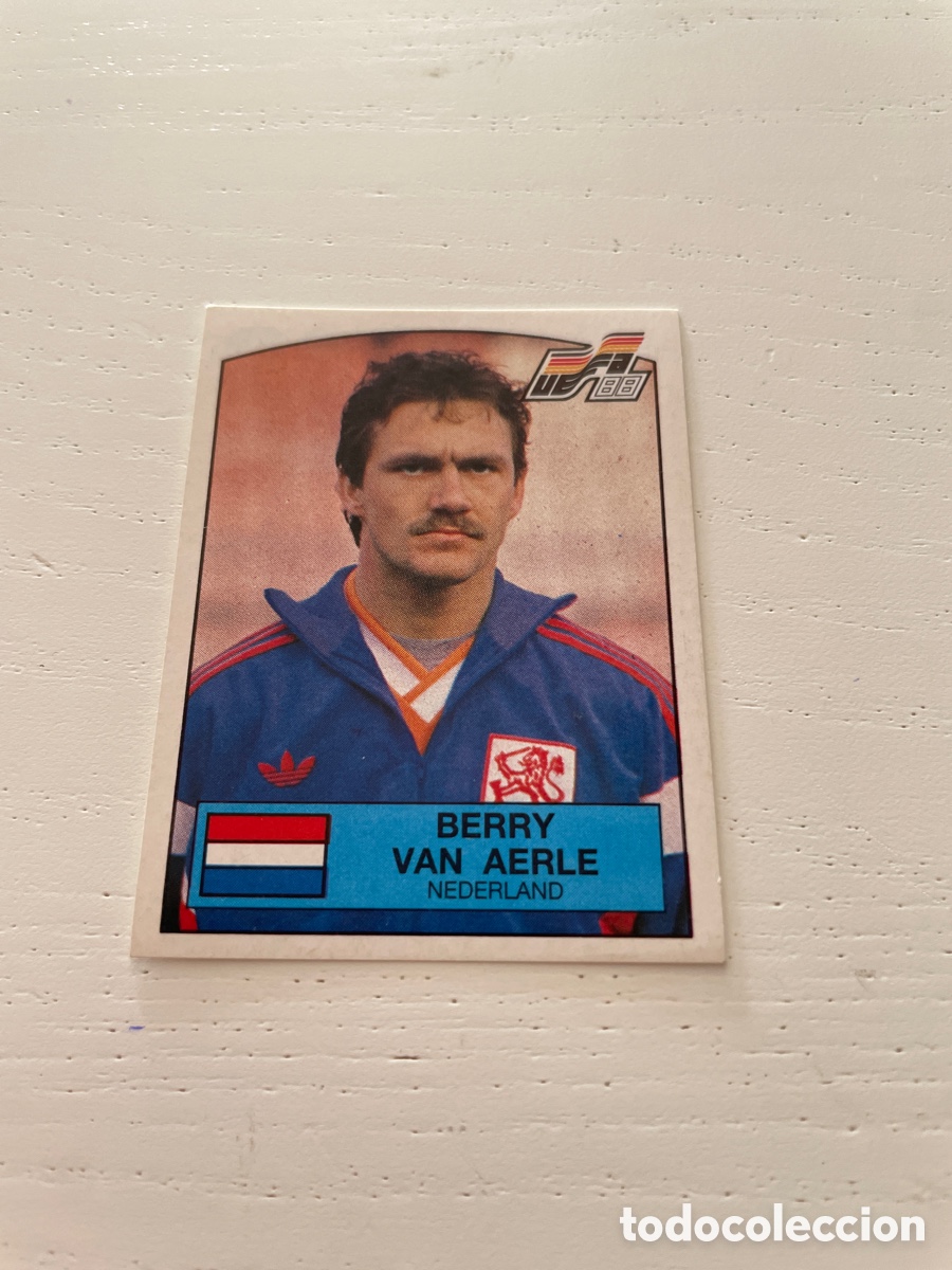 Figurine di Calcio: EURO 88 cromo 224 BERRY VAN AERLE sin pegar Panini