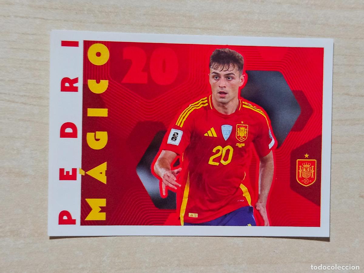 Figurine di Calcio: # 69 PEDRI Selecci&oacute;n Espa&ntilde;a colecci&oacute;n Carrefour Mundial 2026