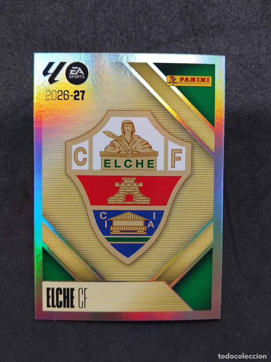 Fu&szlig;ball-Sticker: ESCUDO ELCHE FC 1 - PANINI LIGA ESTE 2026-27 2026 2027 cromos de futbol LaLiga STICKER