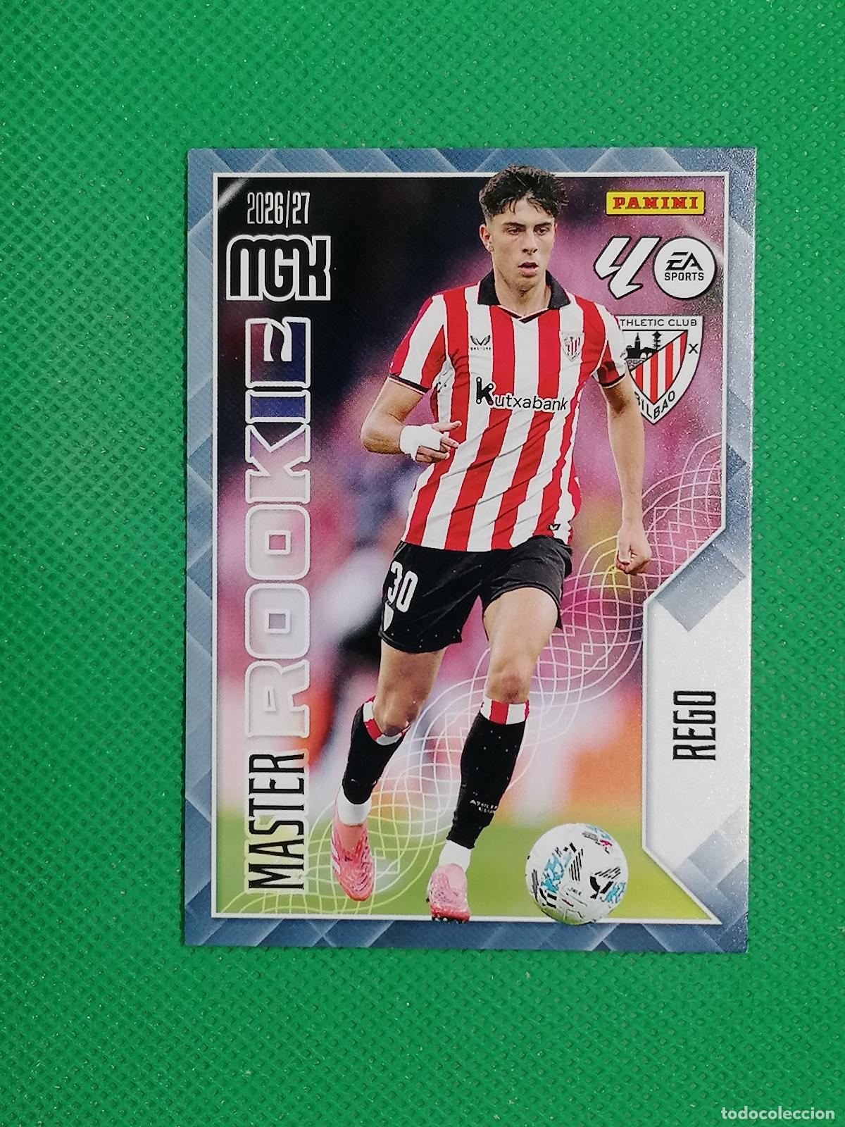 Fu&szlig;ball-Sticker: 418 REGO ATHLETIC BILBAO MASTER ROOKIE ⚽ MEGACRACKS LIGA 2026 2027 26 27 ⚽