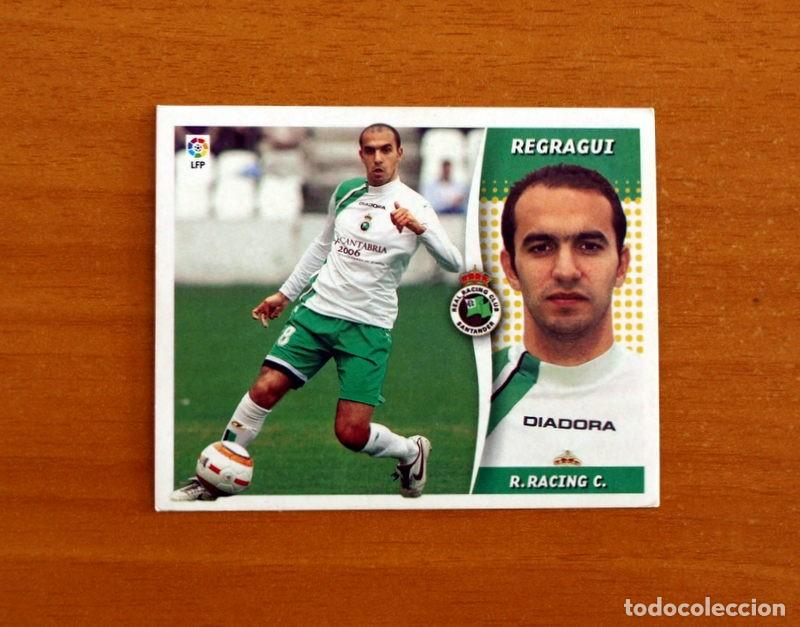 Football Stickers: Racing de Santander - Regragui - Liga 2006-2007, 06-07 - Ediciones Este - Nunca Pegado