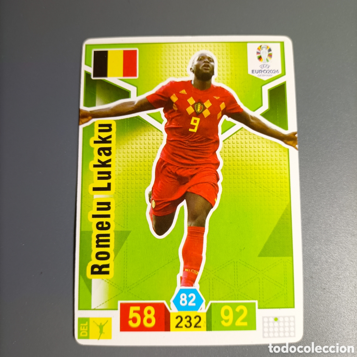 Football Stickers: ADRENALYN UEFA EURO 2024 ALEMANIA (BELGICA) ROMELU LUKAKU