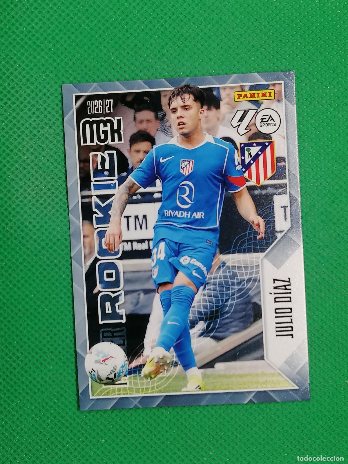 Cromos de f&uacute;tbol: 415 JULIO DIAZ ATLETICO MADRID MASTER ROOKIE ⚽ MEGACRACKS LIGA 2026 2027 26 27 ⚽