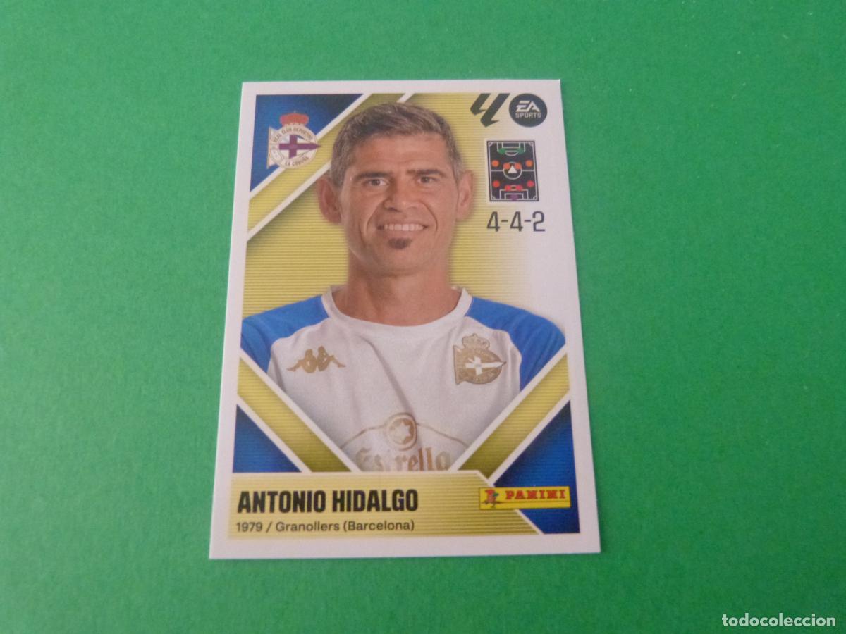 Cromos de f&uacute;tbol: CROMO FUTBOL ANTONIO HIDALGO DEPORTIVO LA CORU&Ntilde;A SIN PEGAR N&ordm; 2 LIGA ESTE 2026-2027/26-27 PANINI