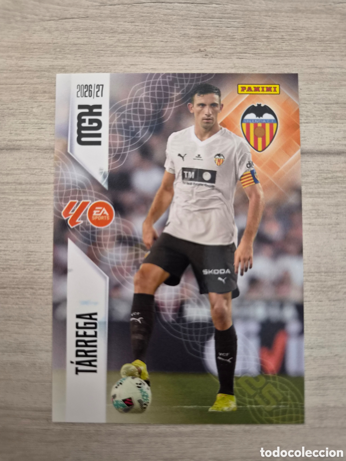Cromos de f&uacute;tbol: N&deg;348 Valencia Tarrega Megacracks 26/27
