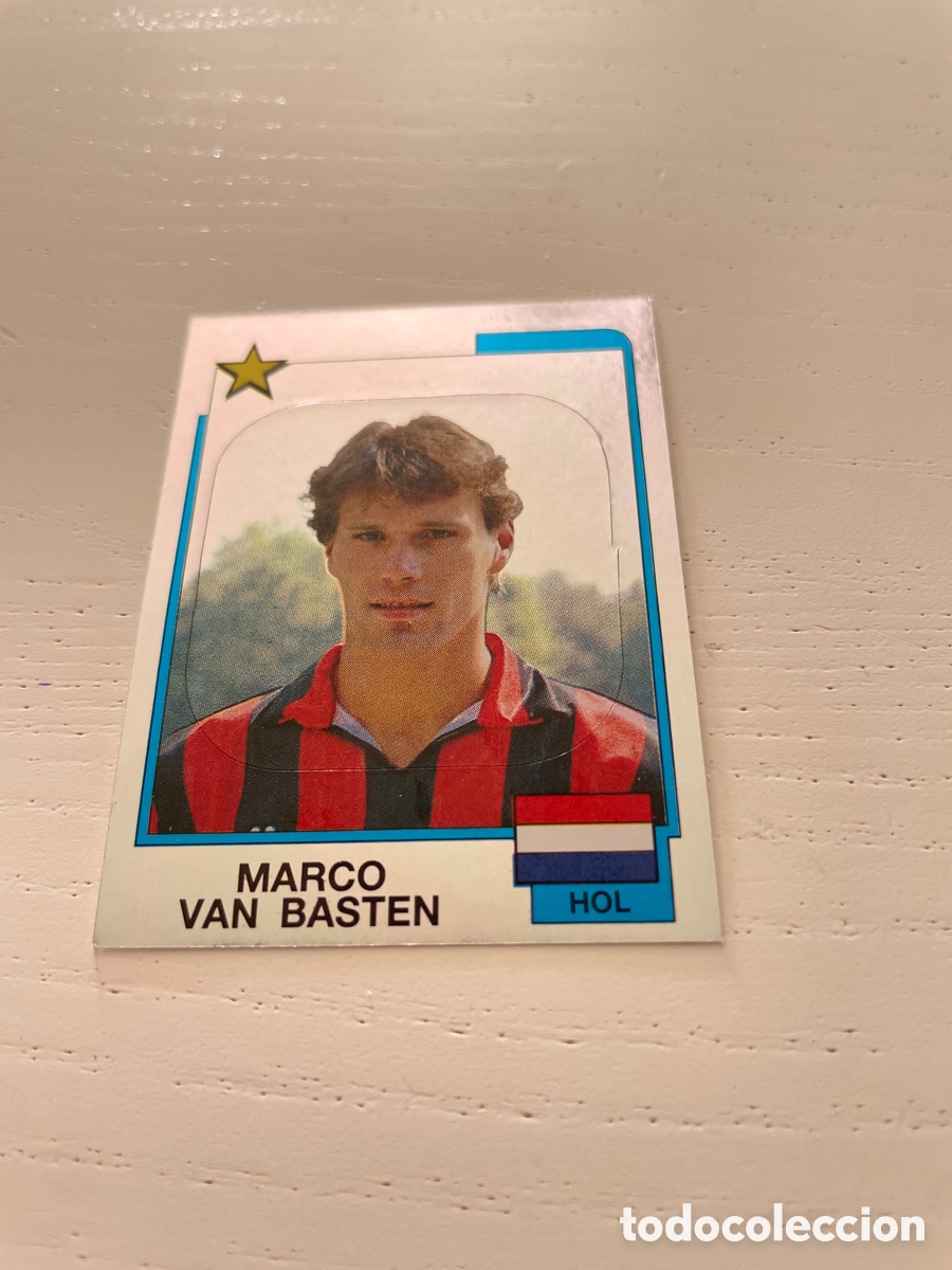 Cromos de f&uacute;tbol: FUTBOL 88 cromo 213 MARCO VAN BASTEN sin pegar Panini