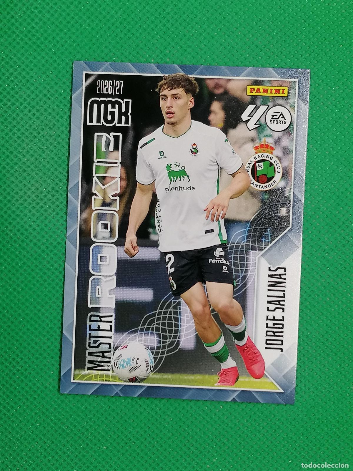 Cromos de f&uacute;tbol: 414 JORGE SALINAS RACONG SANTANDER MASTER ROOKIE ⚽ MEGACRACKS LIGA 2026 2027 26 27 ⚽
