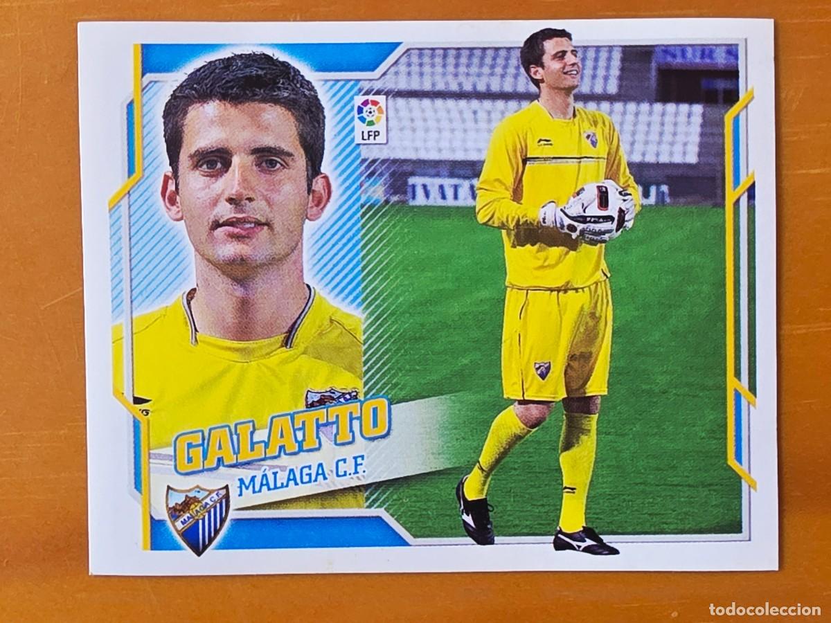 Cromos de f&uacute;tbol: 2 B Galatto, M&aacute;laga CF, Coloca, Panini Ediciones Liga Este 2010 2011 10 11