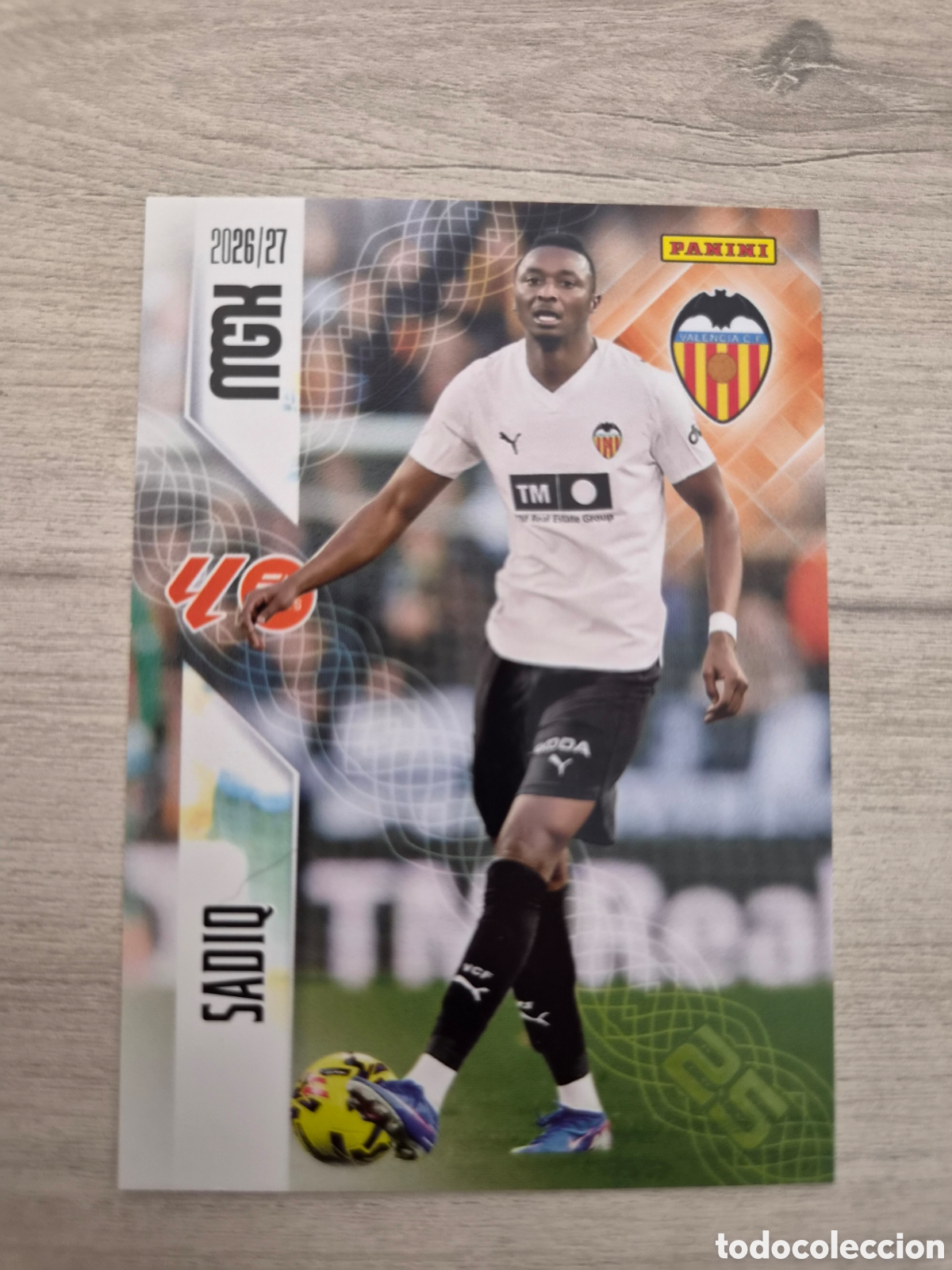 Cromos de f&uacute;tbol: N&deg;360 Valencia Sadiq Megacracks 26/27