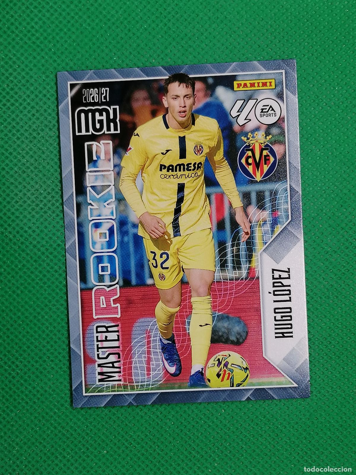 Cromos de f&uacute;tbol: 412 HUGO LOPEZ VILLARREAL MASTER ROOKIE ⚽ MEGACRACKS LIGA 2026 2027 26 27 ⚽