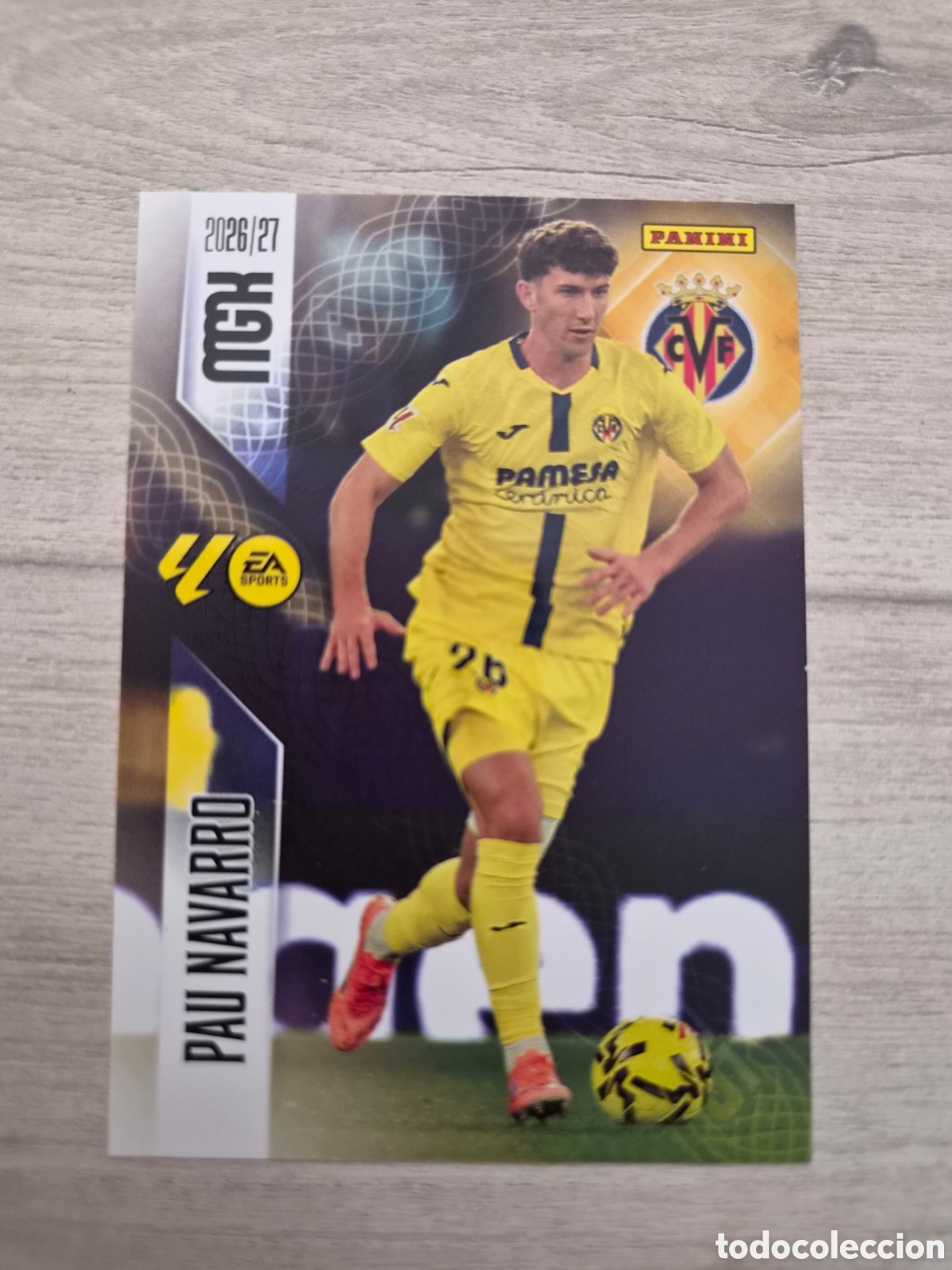 Cromos de f&uacute;tbol: N&deg;365 Villarreal Pau Navarro Megacracks 26/27