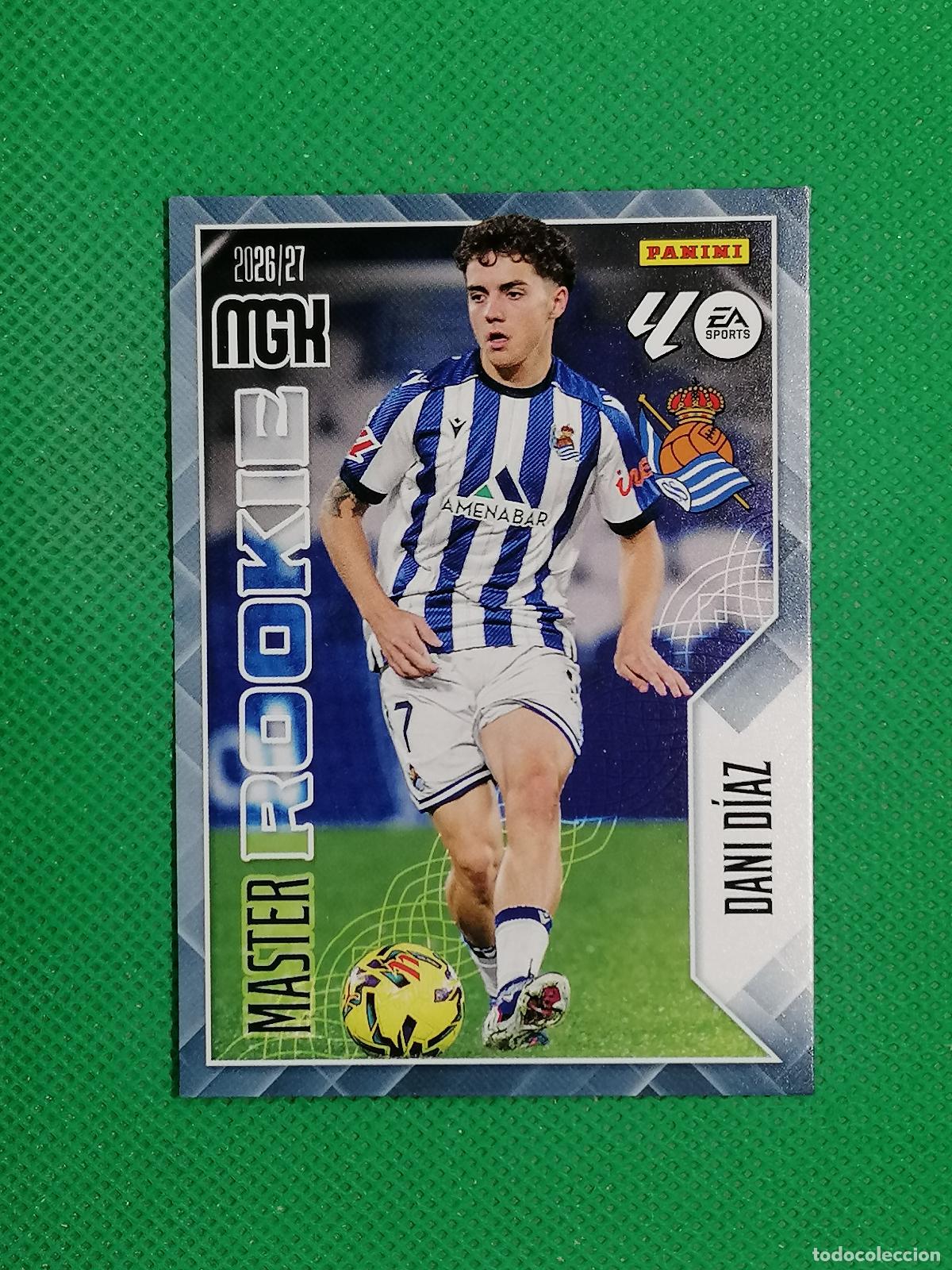 Cromos de f&uacute;tbol: 411 DANI DIAZ REAL SOCIEDAD MASTER ROOKIE ⚽ MEGACRACKS LIGA 2026 2027 26 27 ⚽