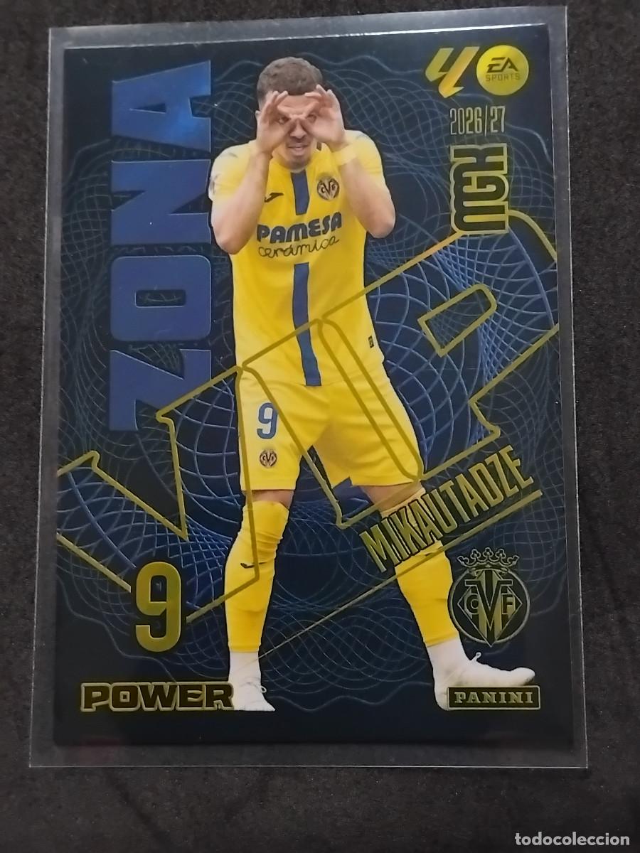 Cromos de f&uacute;tbol: MIKAUTADZE ZONA VIP POWER - 402P - LALIGA PANINI MGK MEGACRACKS 2026-27 2026 2027 Mega cracks