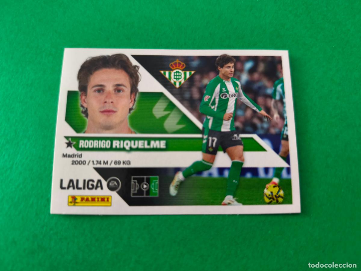 Cromos de f&uacute;tbol: CROMO FUTBOL RIQUELME REAL BETIS BALOMPIE SIN PEGAR N&ordm; 17 LIGA ESTE 2026-2027/26-27
