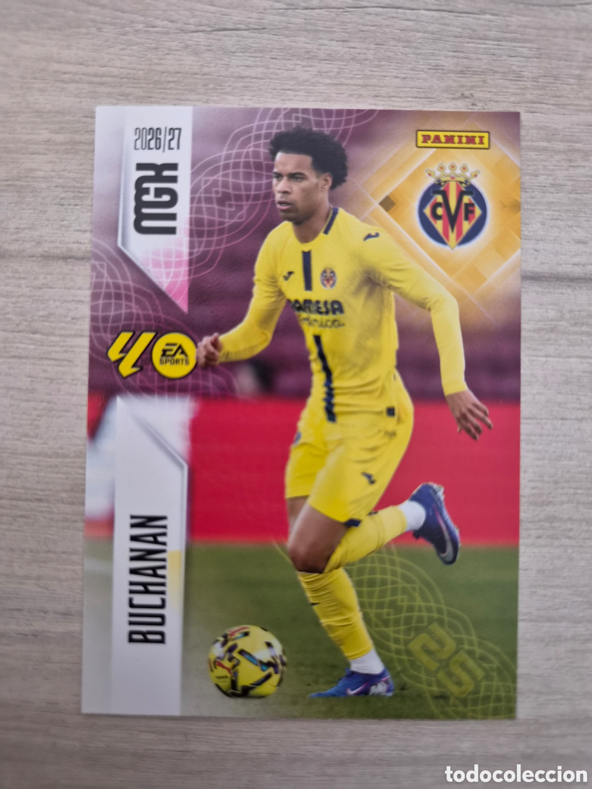 Cromos de f&uacute;tbol: N&deg;374 Villarreal Buchanan Megacracks 26/27