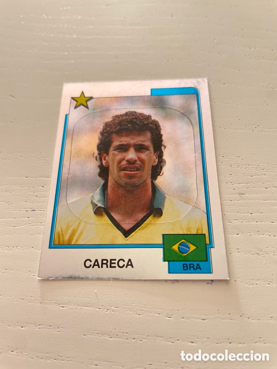 Cromos de f&uacute;tbol: FUTBOL 88 cromo 202 CARECA sin pegar Panini