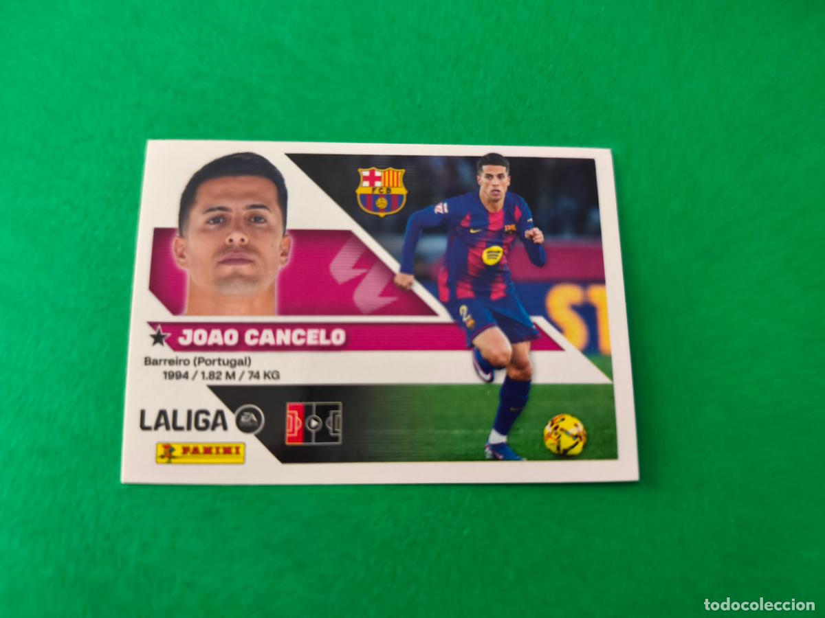 Cromos de f&uacute;tbol: CROMO FUTBOL JOAO CANCELO F.C.BARCELONA SIN PEGAR N&ordm; 9 LIGA ESTE 2026-2027/26-27 PANINI