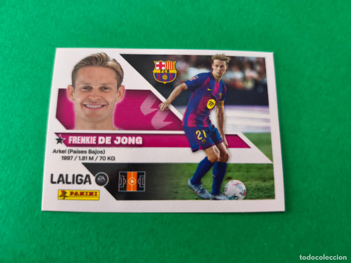 Cromos de f&uacute;tbol: CROMO FUTBOL DE JONG F.C.BARCELONA SIN PEGAR N&ordm; 12 LIGA ESTE 2026-2027/26-27 PANINI